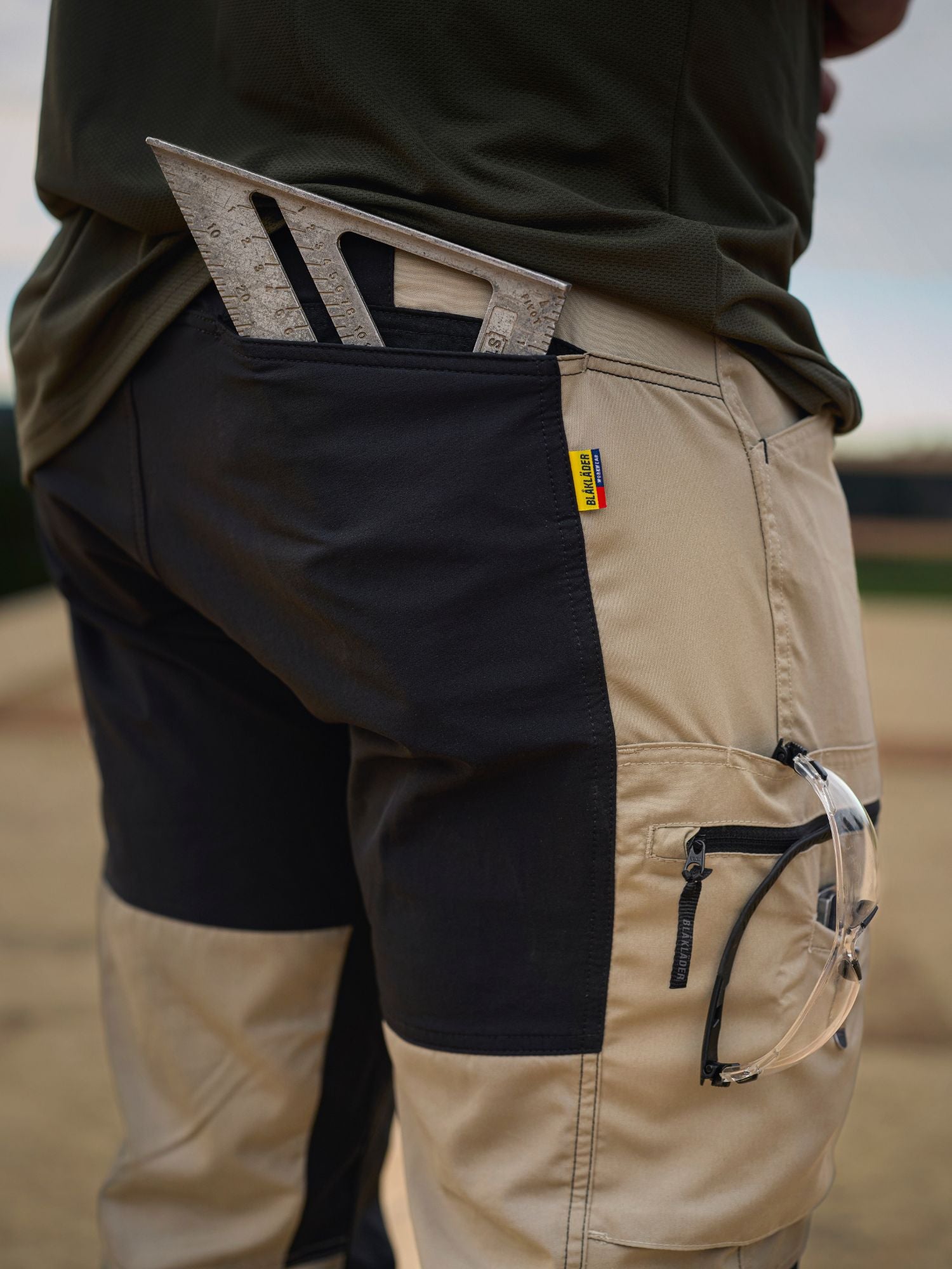 blaklader-stratus-lite-pantalon-travail-stretch-olive-homme image 7