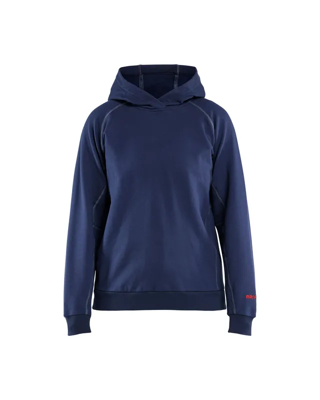 blaklader-hoodie-ignifug-femme-bleu-marine-poche-kangourou image 1