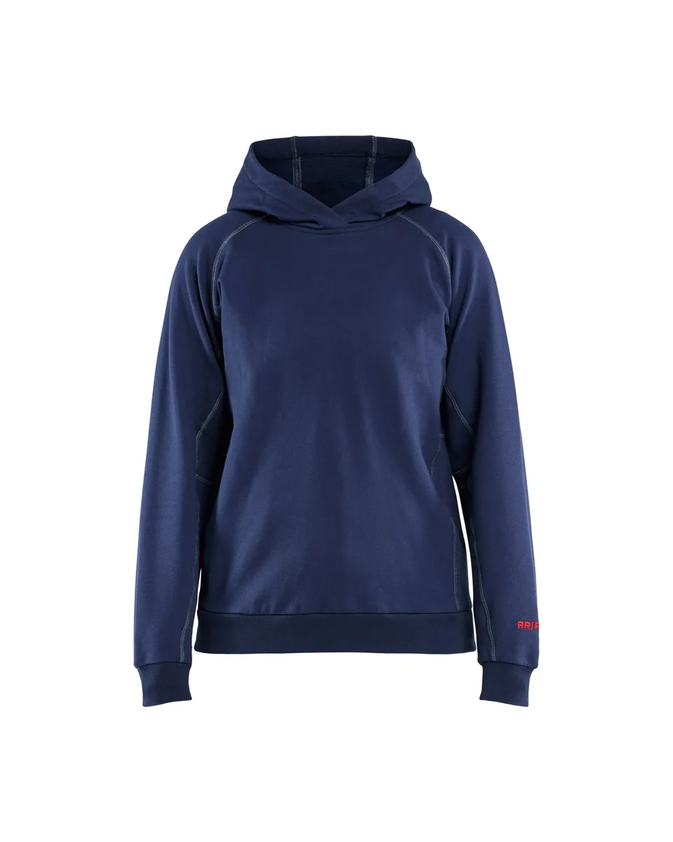 blaklader-hoodie-ignifug-femme-bleu-marine-poche-kangourou image 1