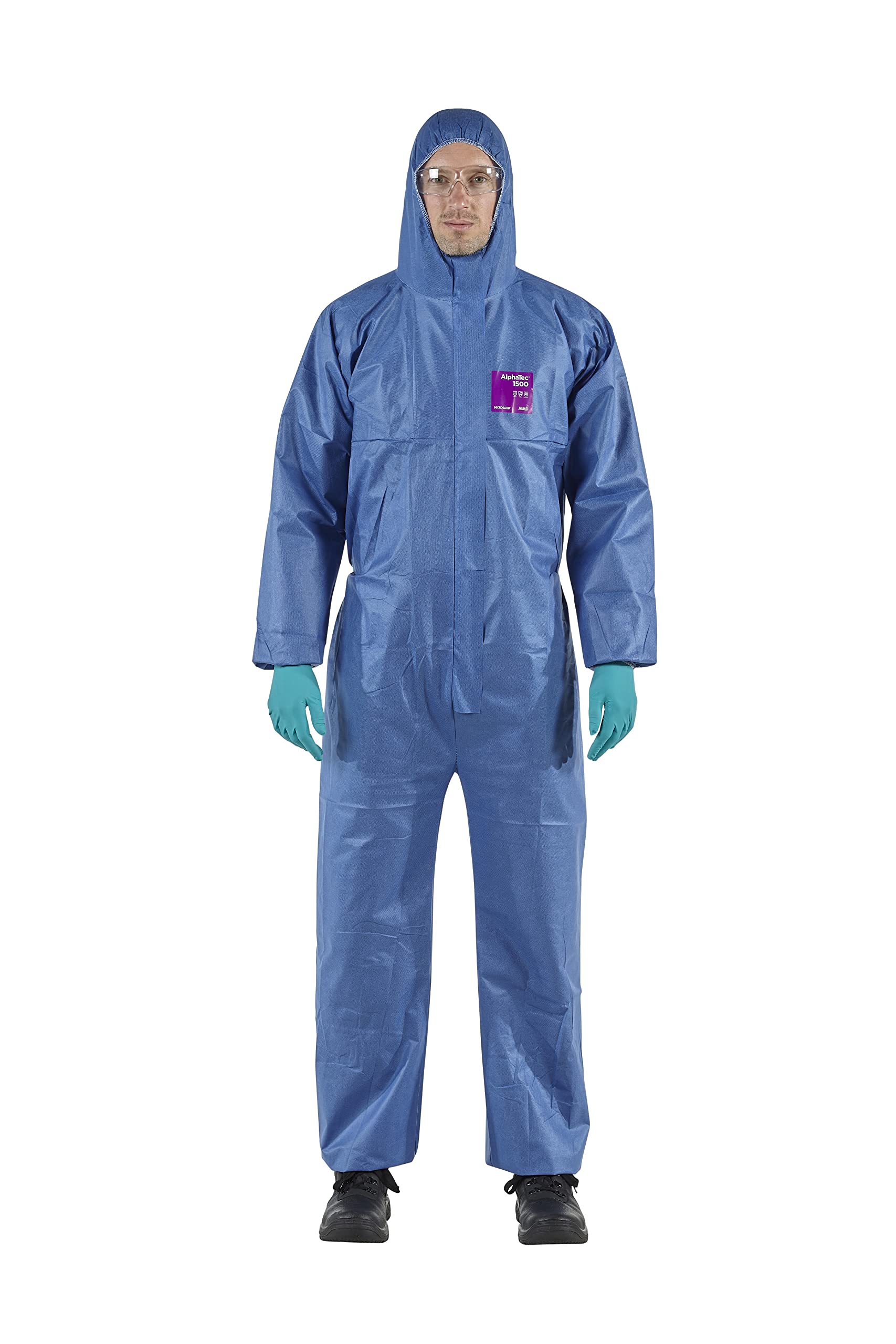 ansell-alphatec-1500-138-combinaison-jetable-bleue-3xl-type-5-6 image 1