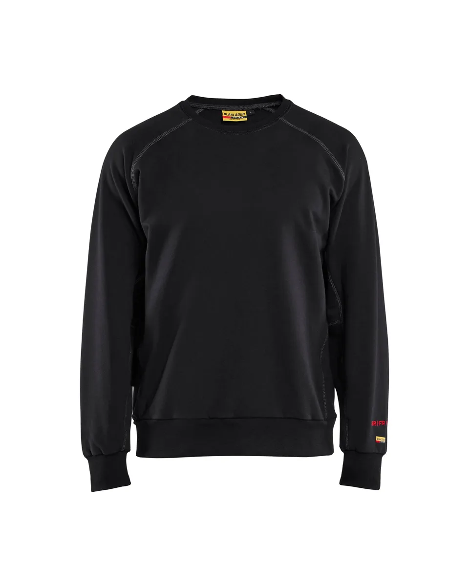blaklader-sweat-col-rond-ignifug-noir image 1