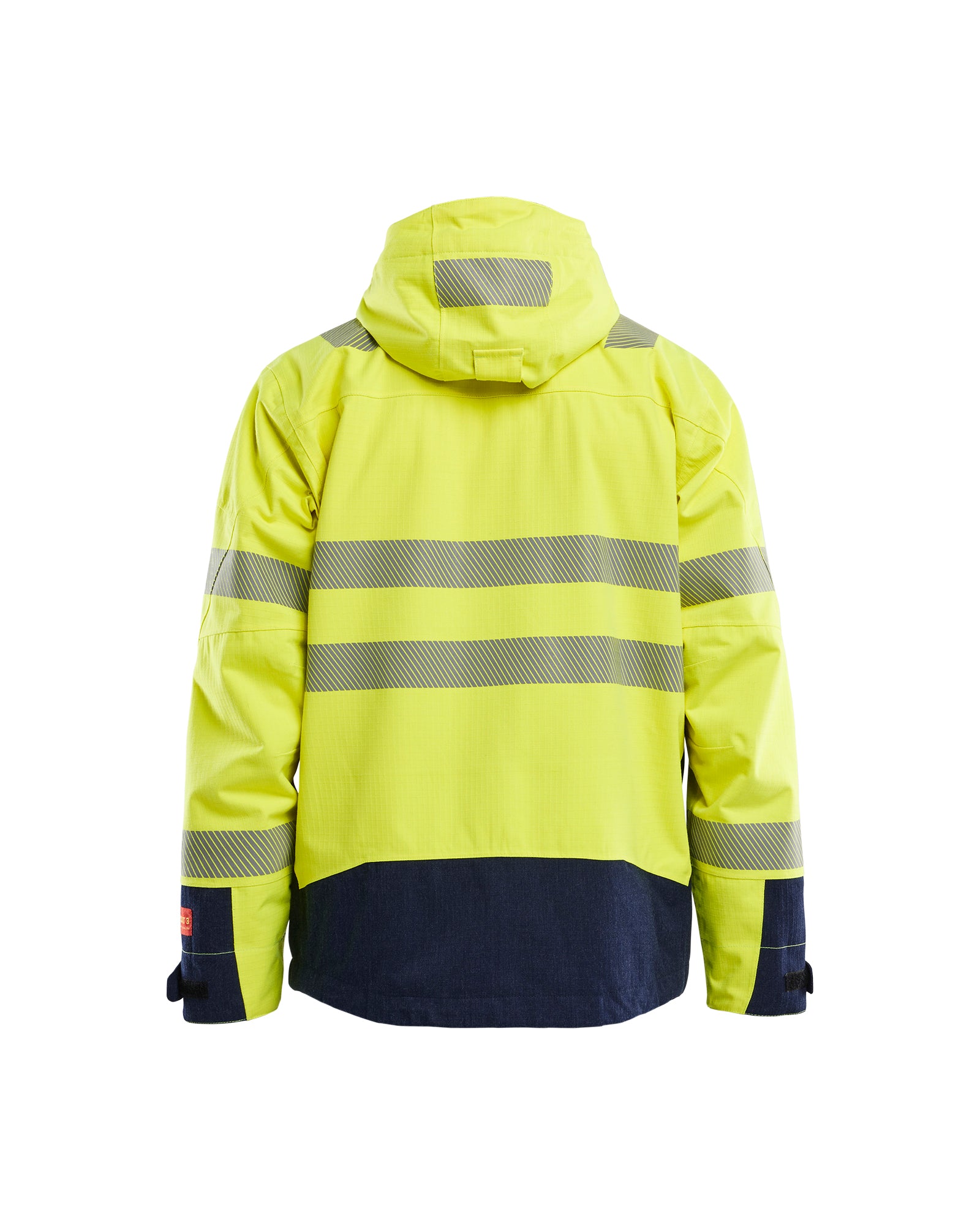 blaklader-shell-veste-haute-visibilit-fr-jaune-marine image 2