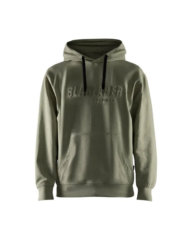 blaklader-3d-hoodie-sweat-capuche-vert-automne-coton image 1