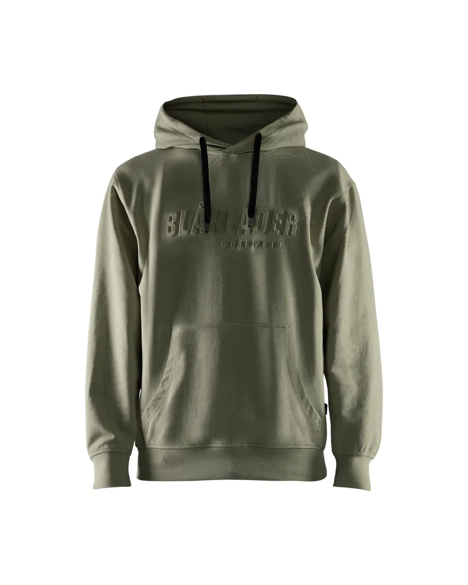 blaklader-3d-hoodie-sweat-capuche-vert-automne-coton image 1