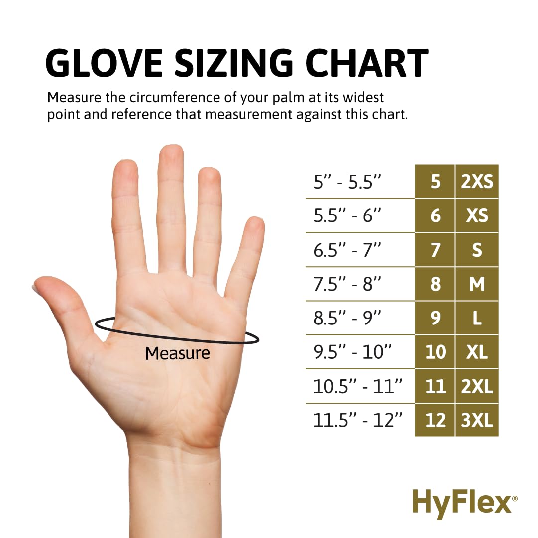 ansell-hyflex-11-840-gants-nitrile-noir-2xl-12-paires-abrasion image 4