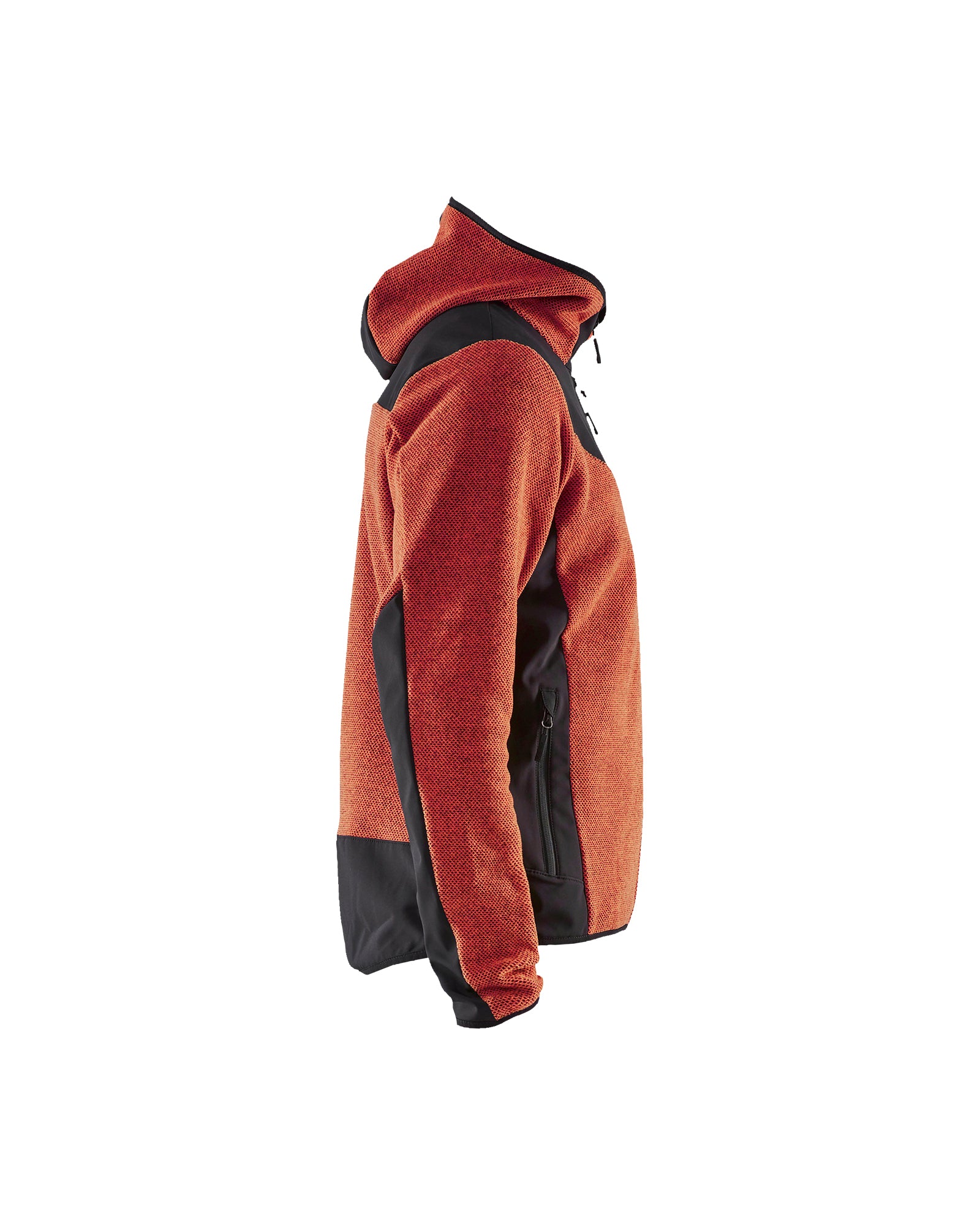 bl-kl-der-veste-polaire-tricot-e-rouge-noir-capuche-homme image 3