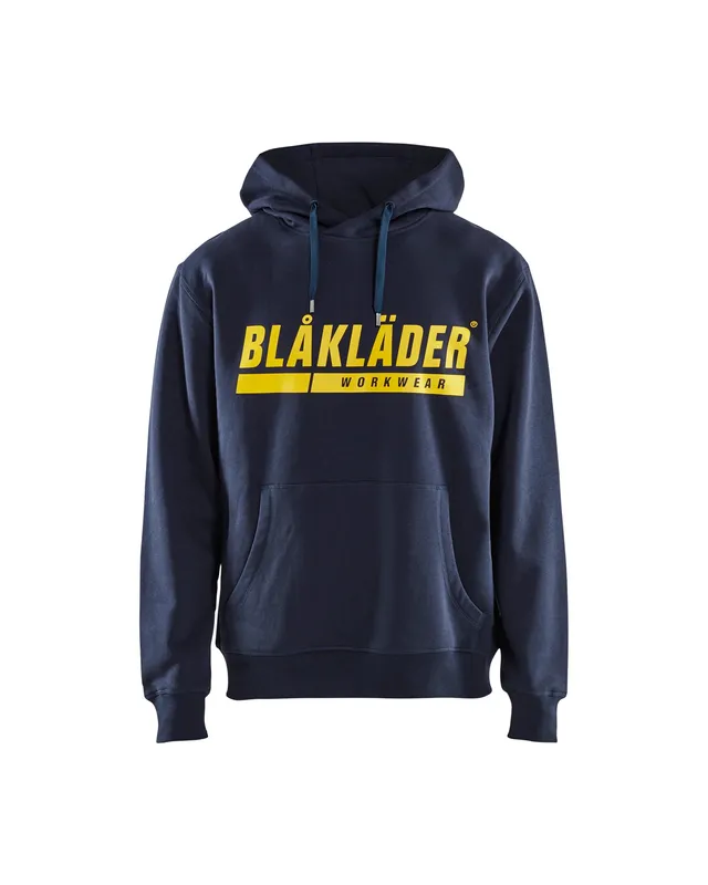 blaklader-hoodie-sweat-capuche-coton-bleu-marine image 1