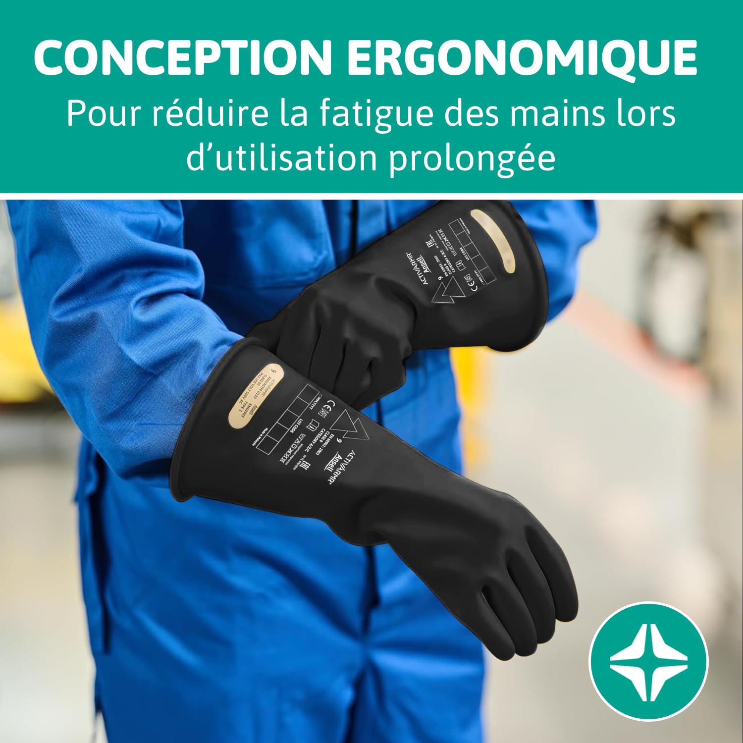 ansell-activarmr-gants-lectricien-isolants-1000v-latex-noir-36cm-l image 5