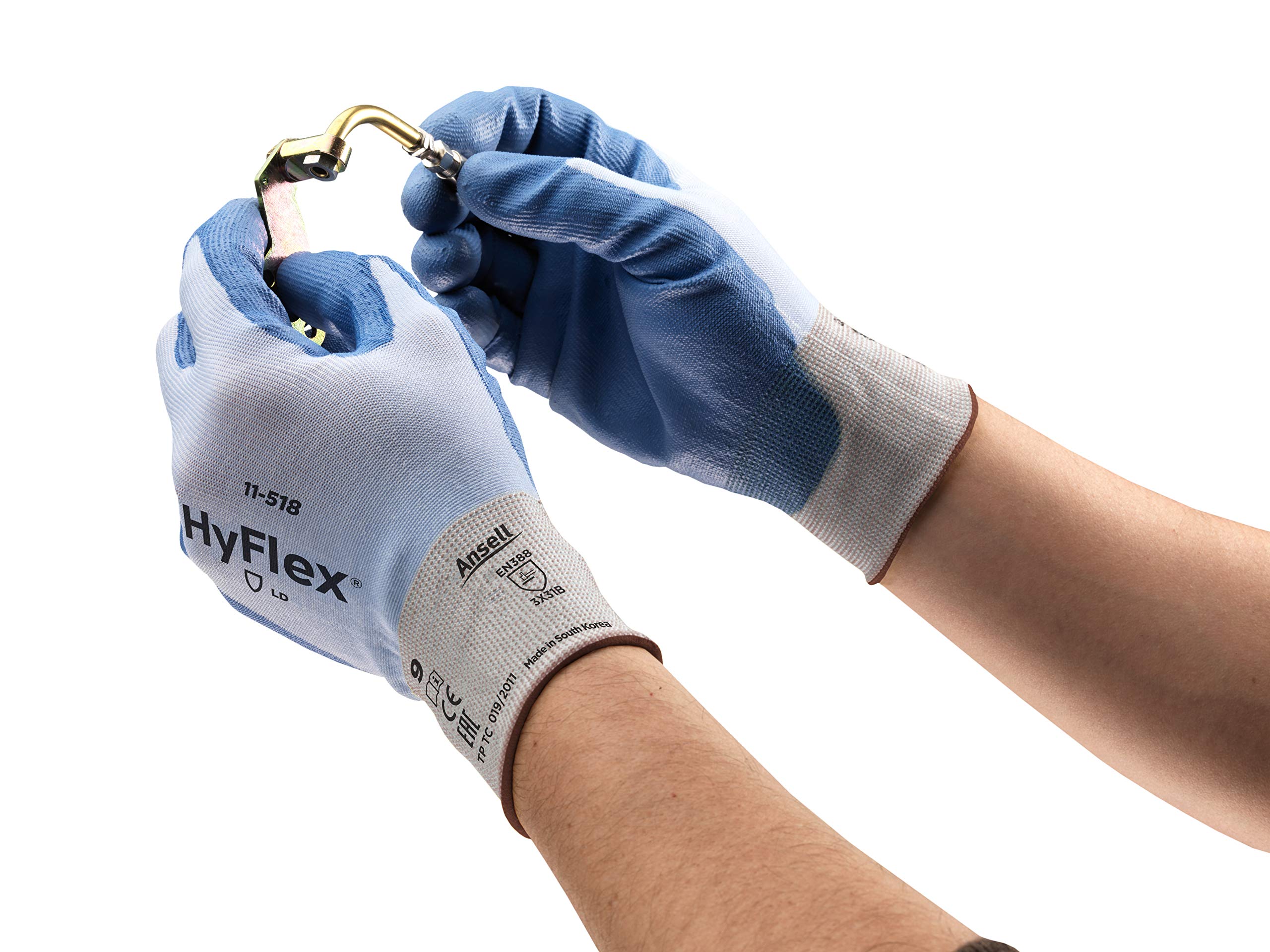 ansell-hyflex-11-518-gants-anti-coupure-bleus-taille-l-12-paires image 3