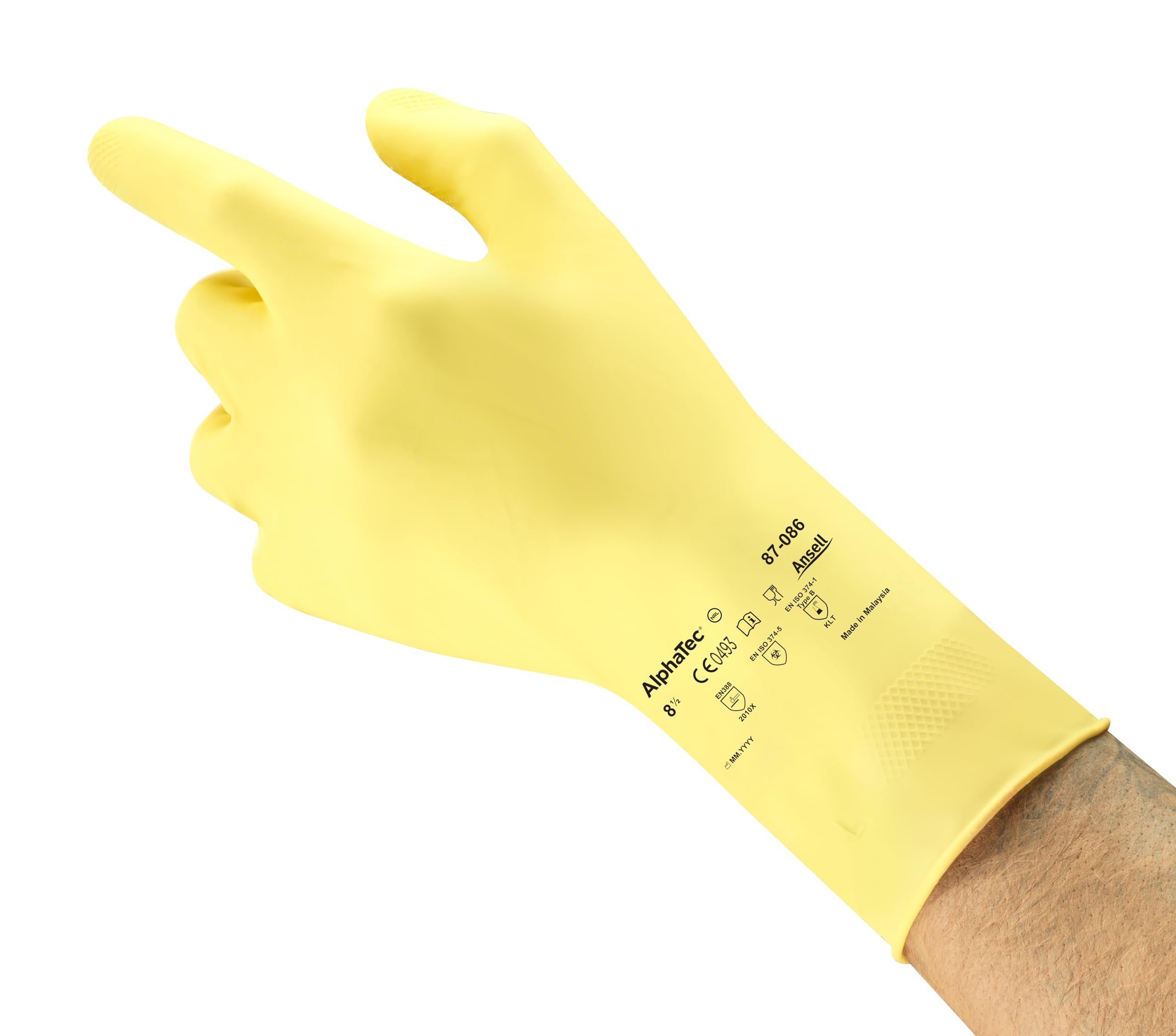 ansell-alphatec-87-086-gants-latex-jaune-m-r-utilisable image 1