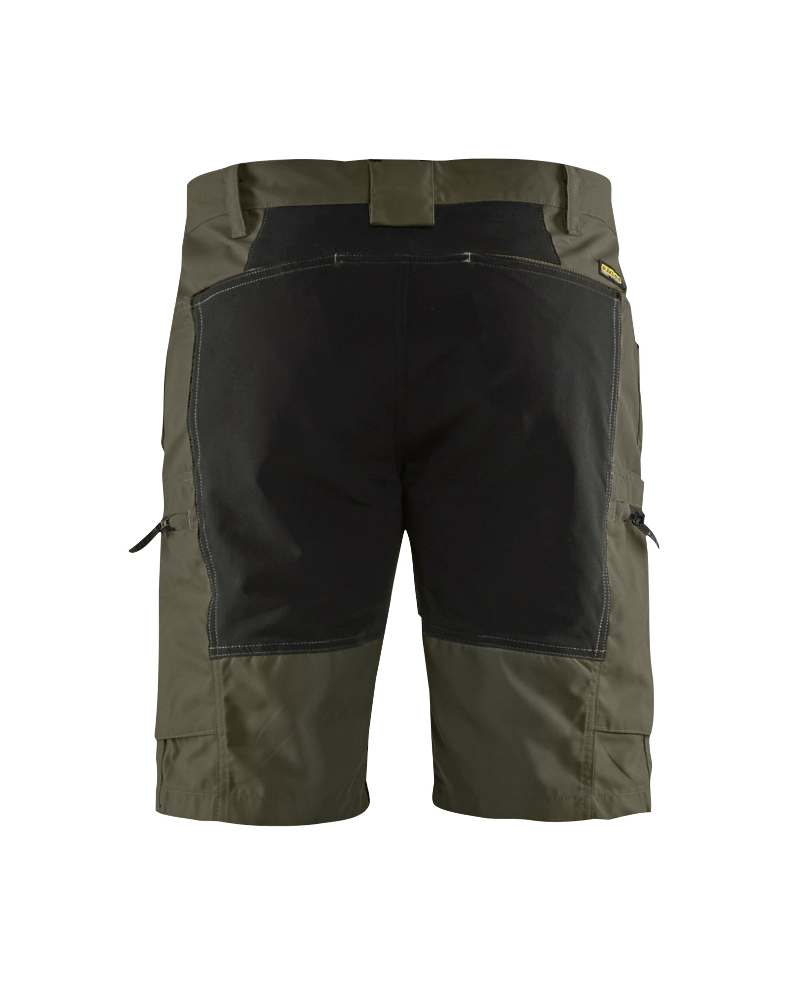 blaklader-stratus-lite-short-travail-vert-olive-noir-stretch image 2