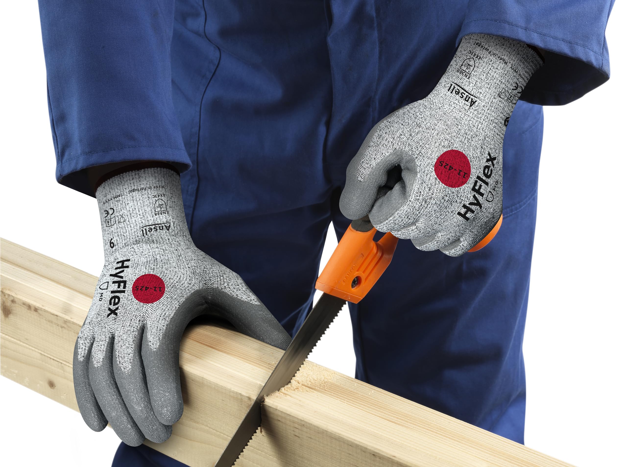 ansell-hyflex-11-425-gants-travail-gris-taille-7-s-12-paires-anti-coupure image 4