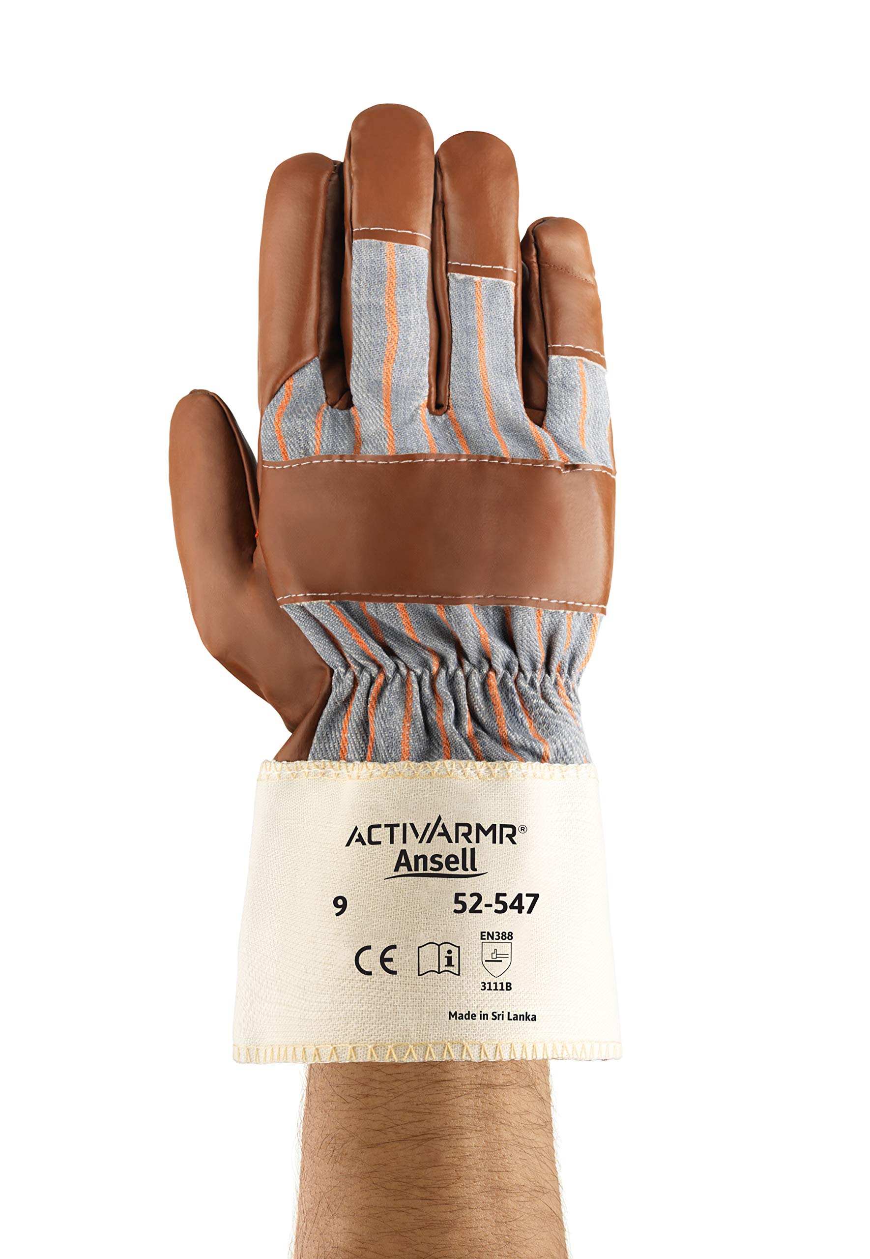 ansell-activarmr-52-547-gants-atelier-marron-taille-9-l image 2