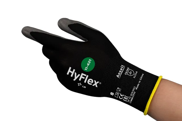 ansell-hyflex-11-421-gants-gris-fins-taille-7-s-x12 image 1