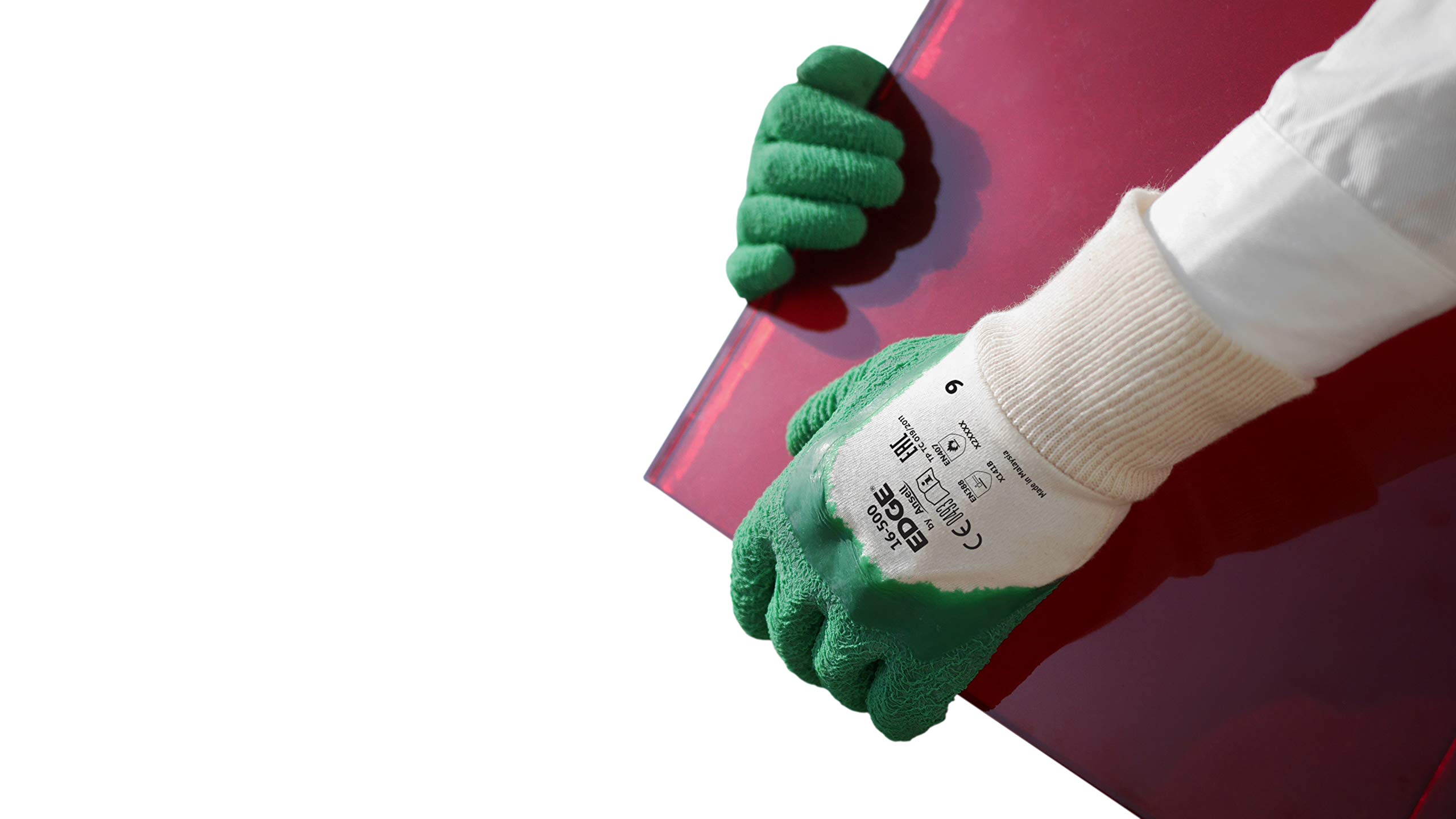 ansell-edge-16-500-gants-de-travail-vert-s-lot-12-adh-rence image 4