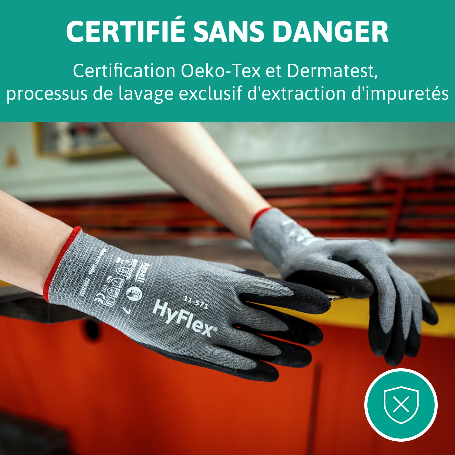 ansell-hyflex-11-571-gants-anti-coupure-gris-taille-s-x12 image 8