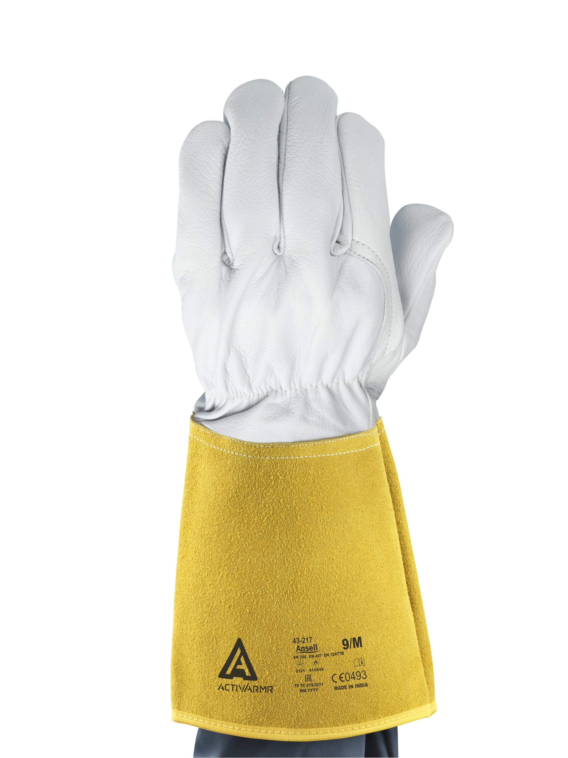 ansell-activarmr-43-217-gants-soudure-tig-jaune-2xl-lot-6-cuir image 2