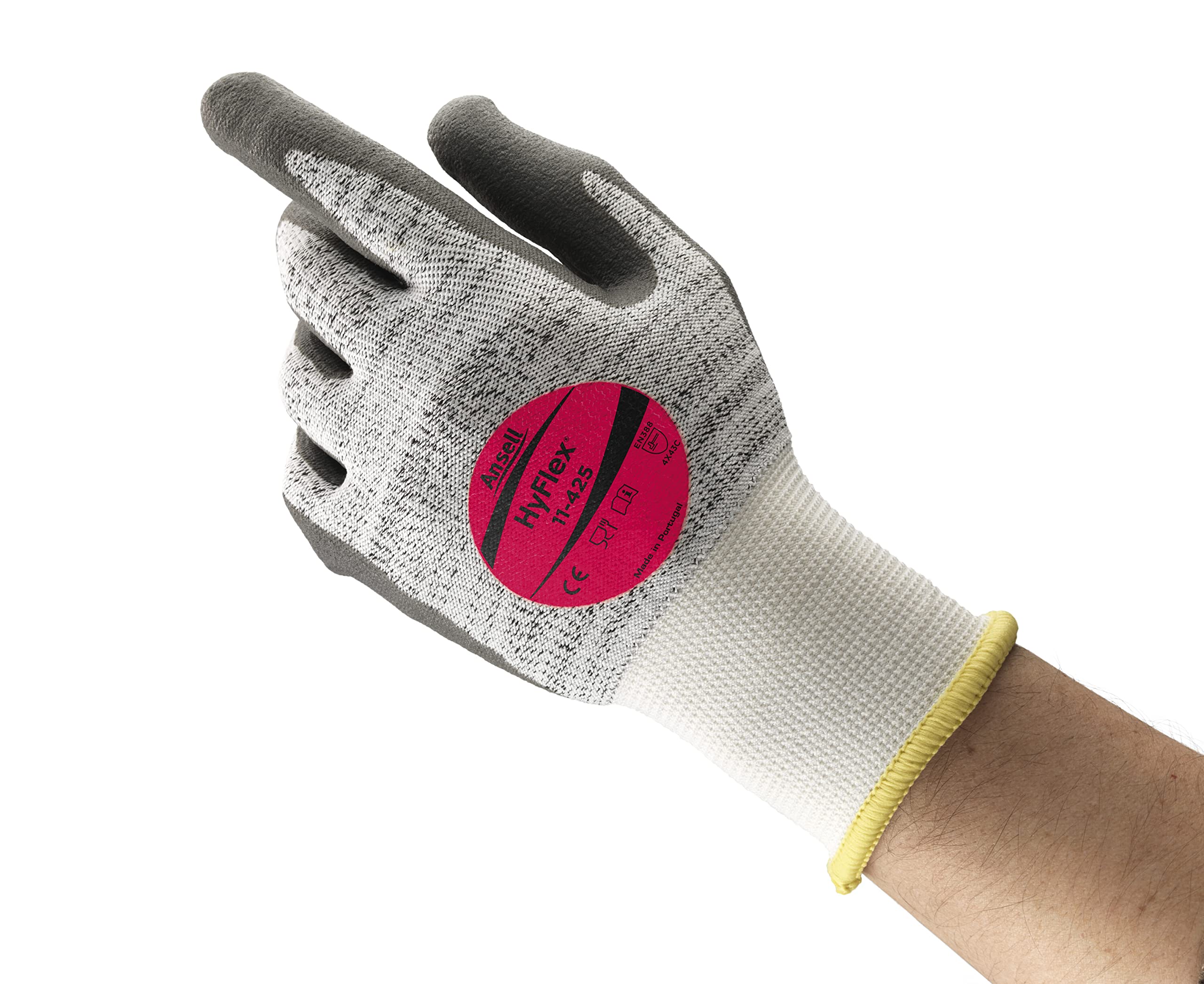 ansell-hyflex-11-425-gants-travail-gris-taille-7-s-12-paires-anti-coupure image 6