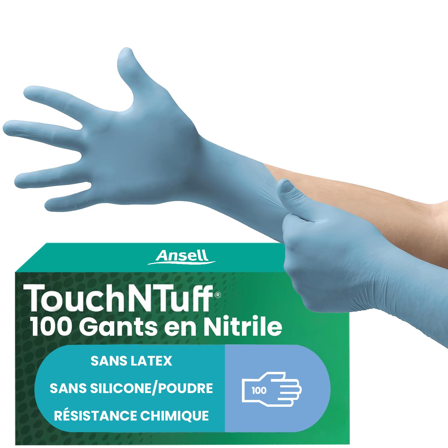 ansell-touchntuff-92-670-gants-nitrile-bleus-s-100-gants image 1