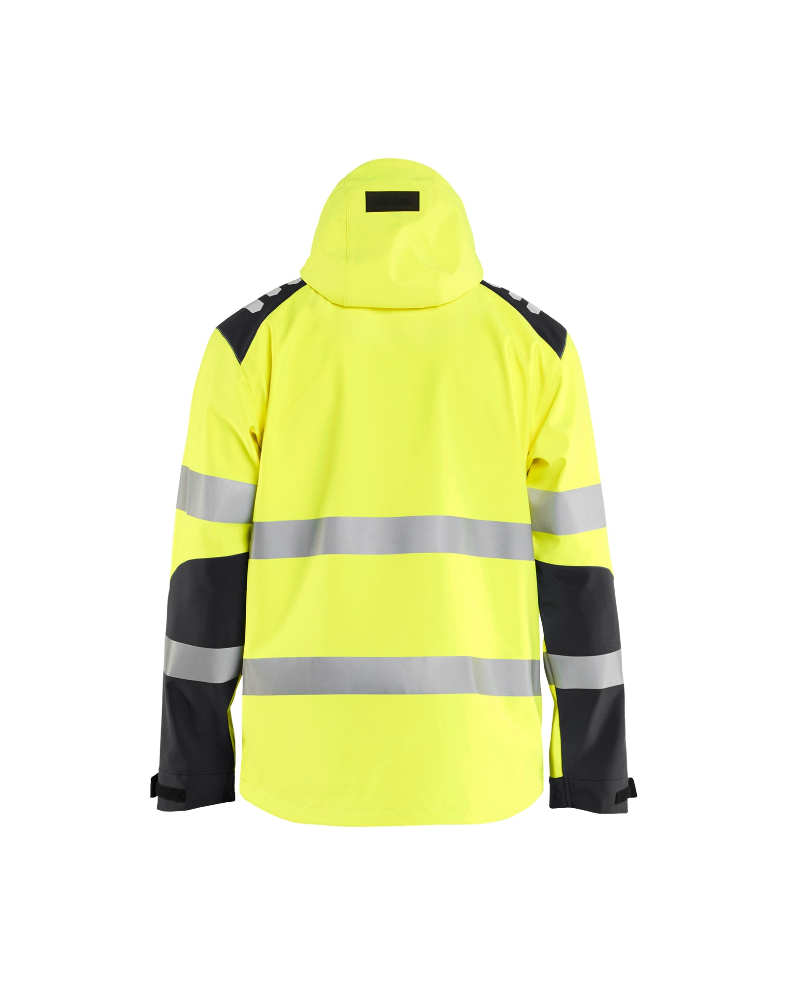 blaklader-softshell-veste-haute-visibilit-jaune-noir image 2