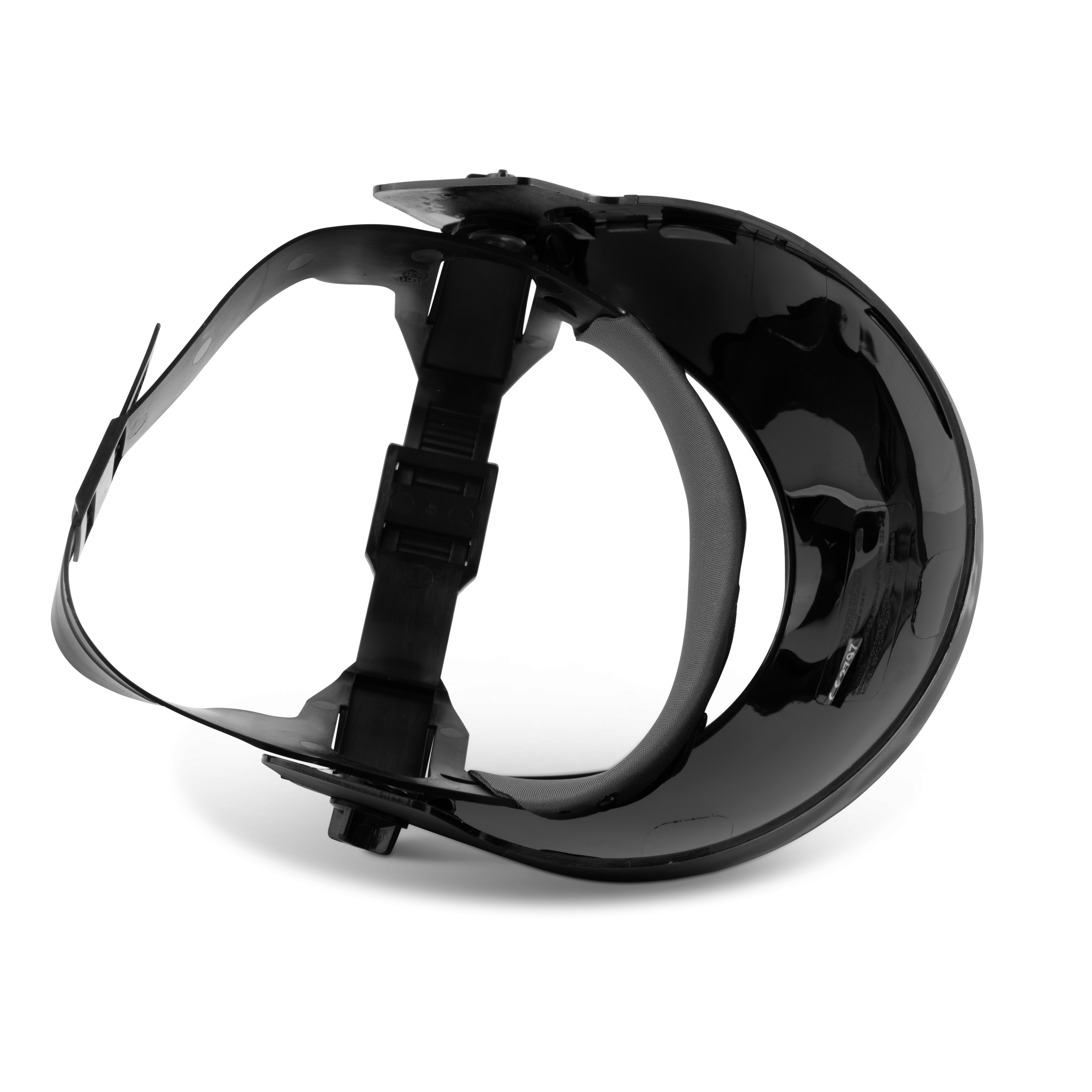 centurion-classic-porte-cran-facial-serre-t-te-molette-noir image 3