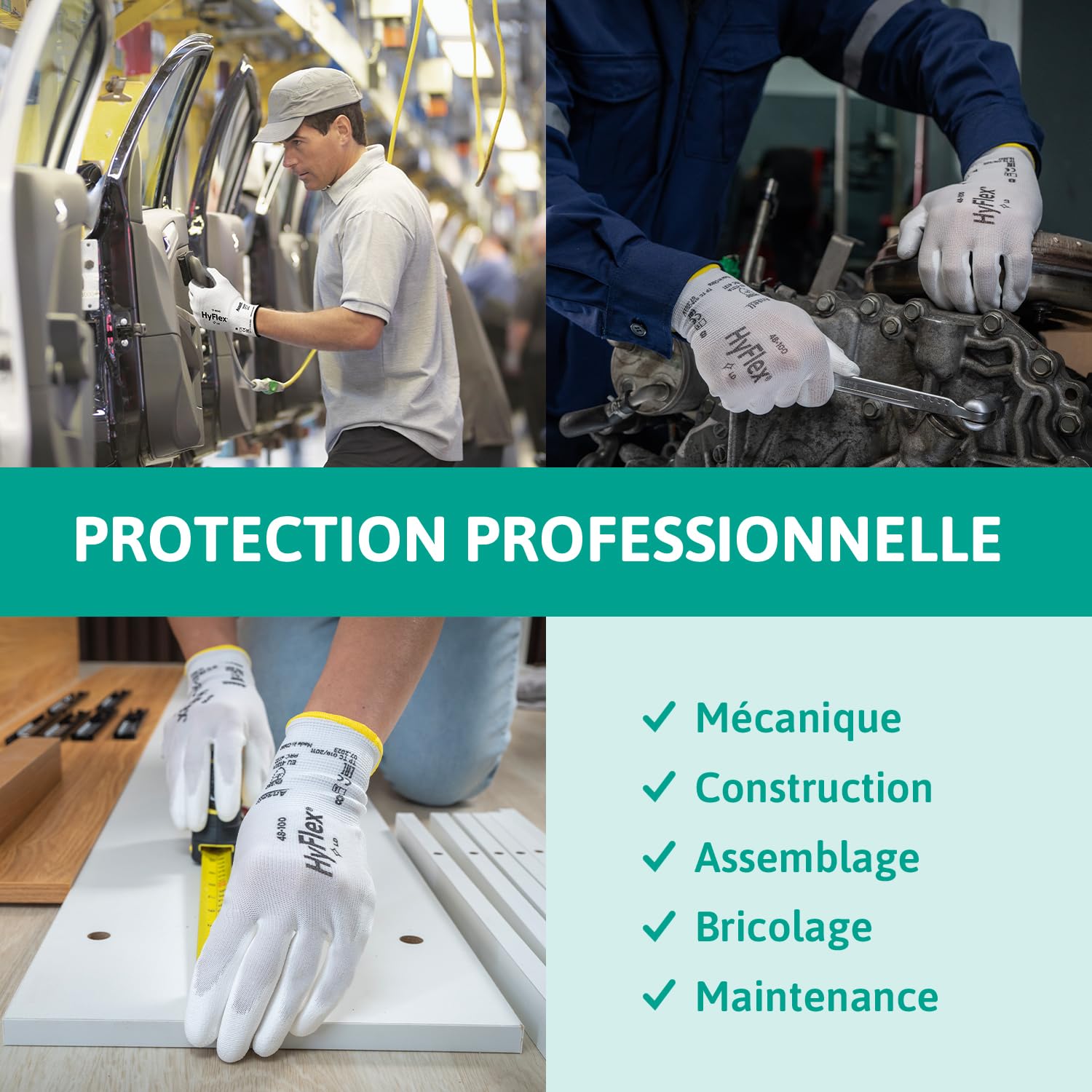 ansell-hyflex-48-100-gants-pr-cision-blancs-taille-s-12-paires image 3