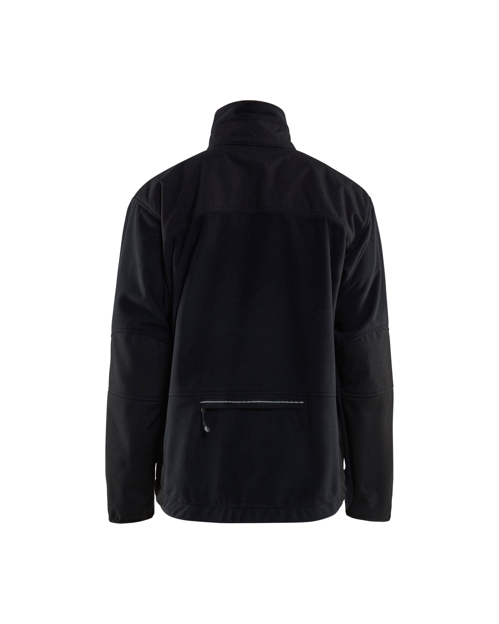 blaklader-veste-polaire-noire-renforc-e-col-zip-homme-chantier image 2
