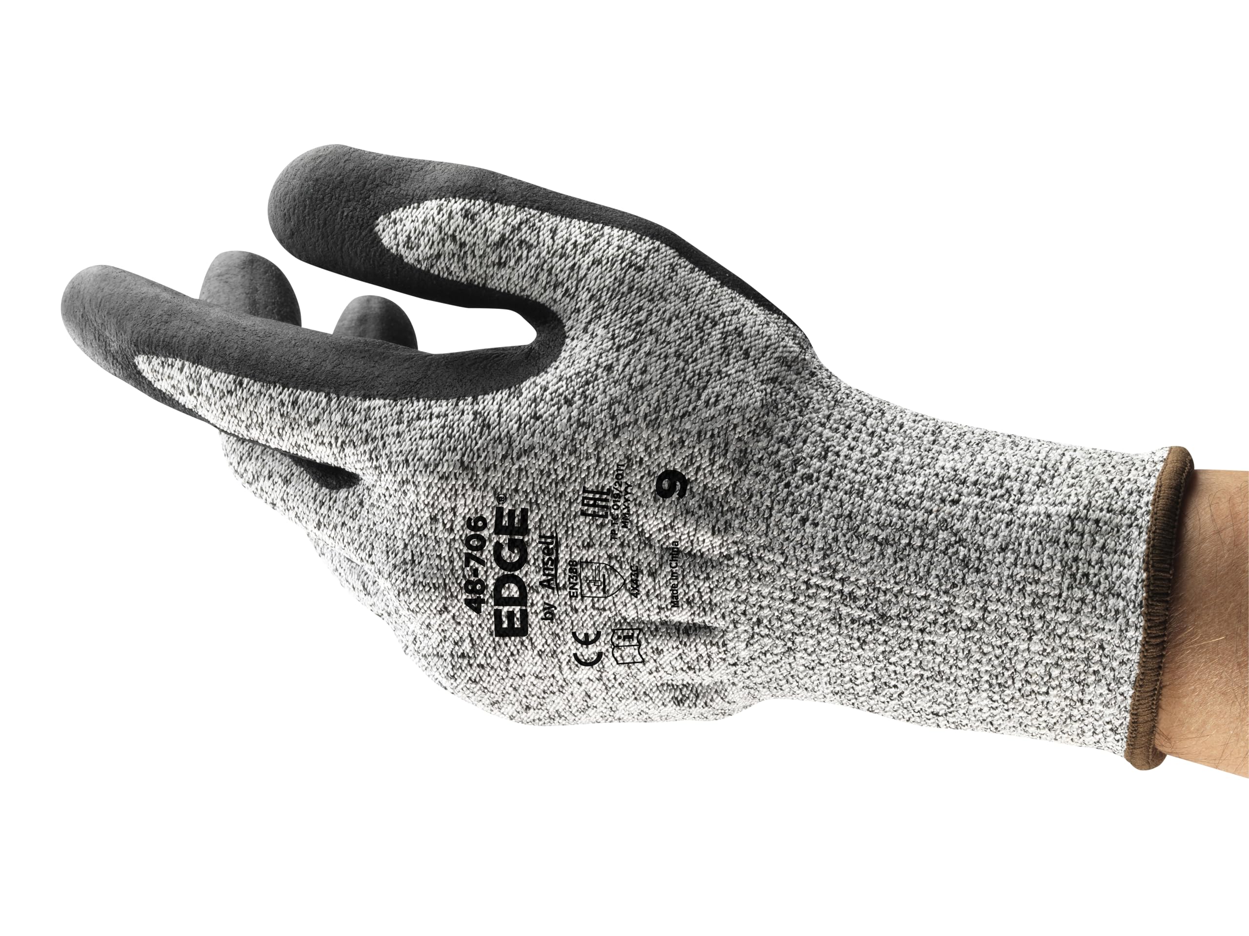 ansell-edge-48-706-gants-anti-coupure-noir-taille-9-l image 1