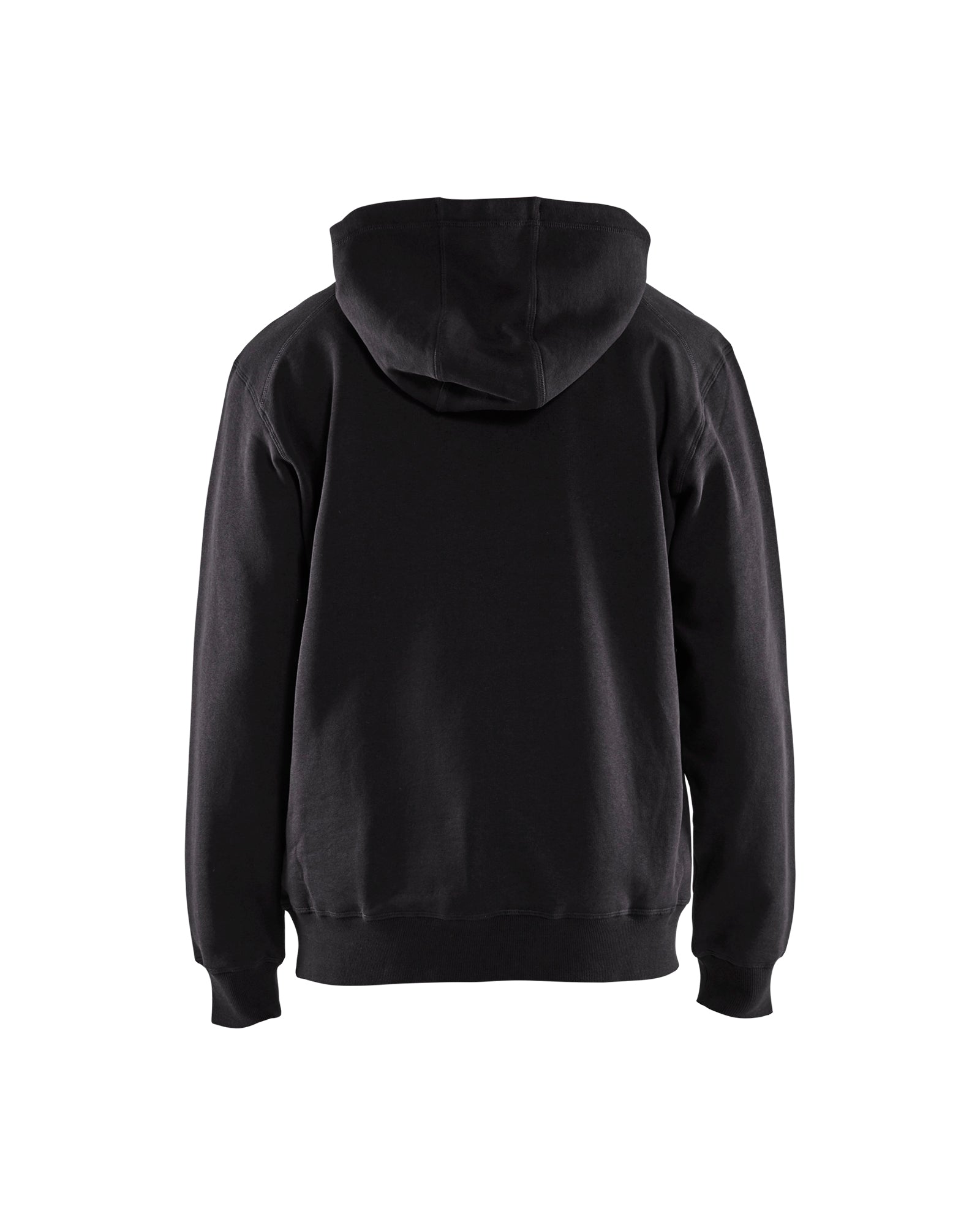 blaklader-blanks-sweat-capuche-noir-coton-poche-kangourou image 2