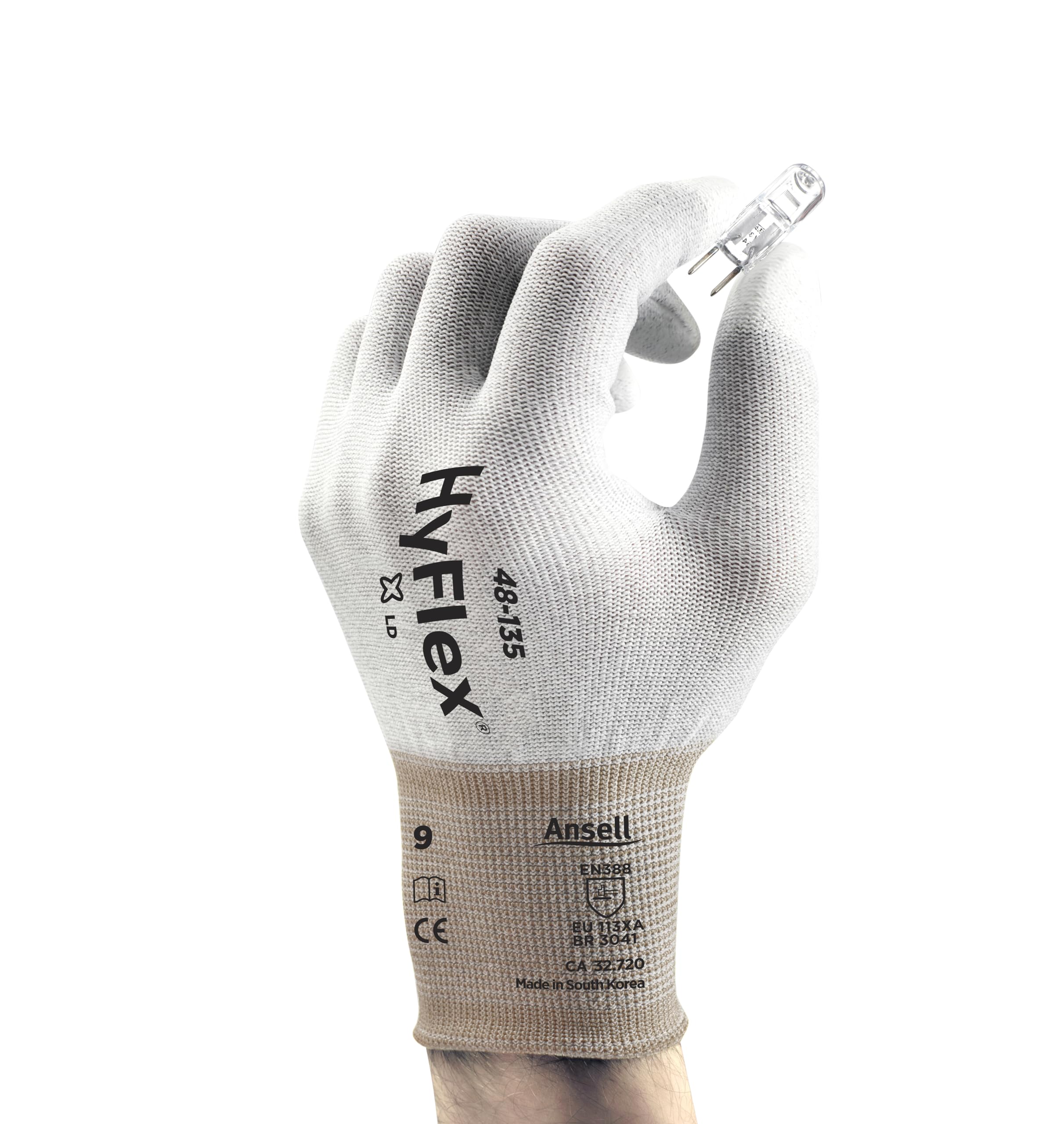 ansell-hyflex-48-135-gants-de-travail-blanc-s-x12-paires image 4