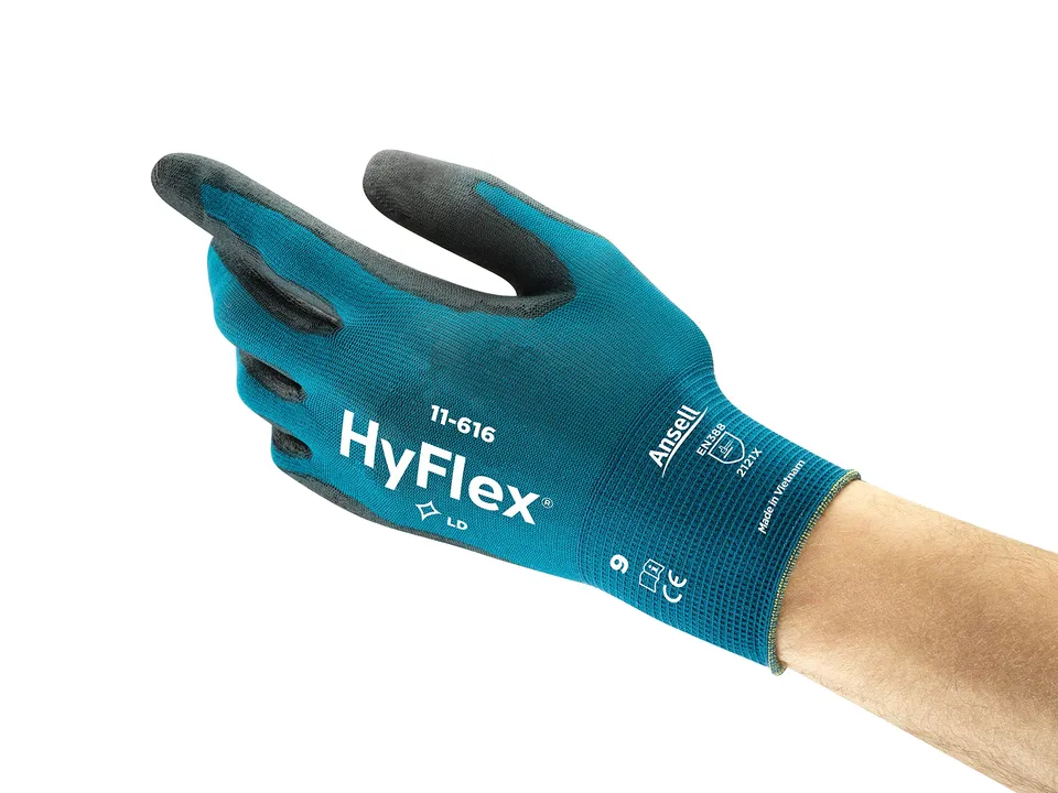 ansell-hyflex-11-616-gants-nylon-bleus-taille-s-lot-12 image 1