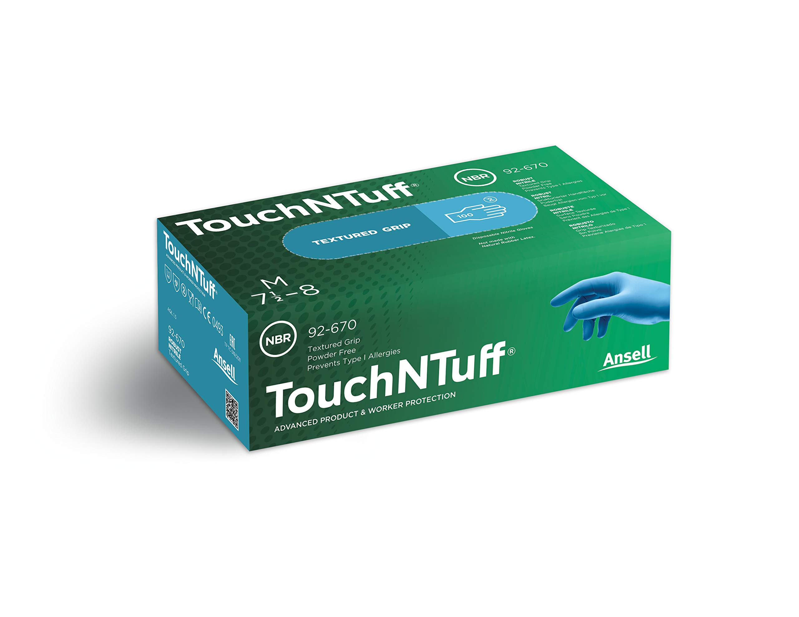 ansell-touchntuff-92-670-gants-nitrile-bleu-taille-l-lot-100 image 8