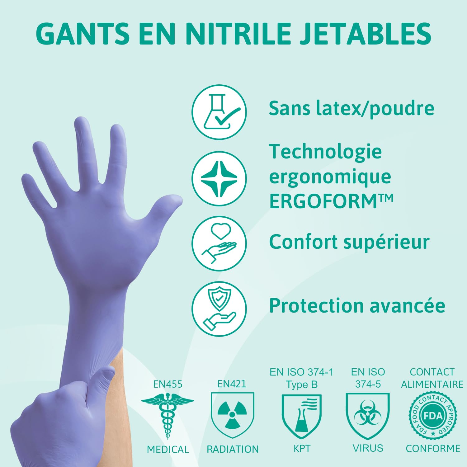 ansell-microflex-93-843-gants-nitrile-violet-l-x100 image 2