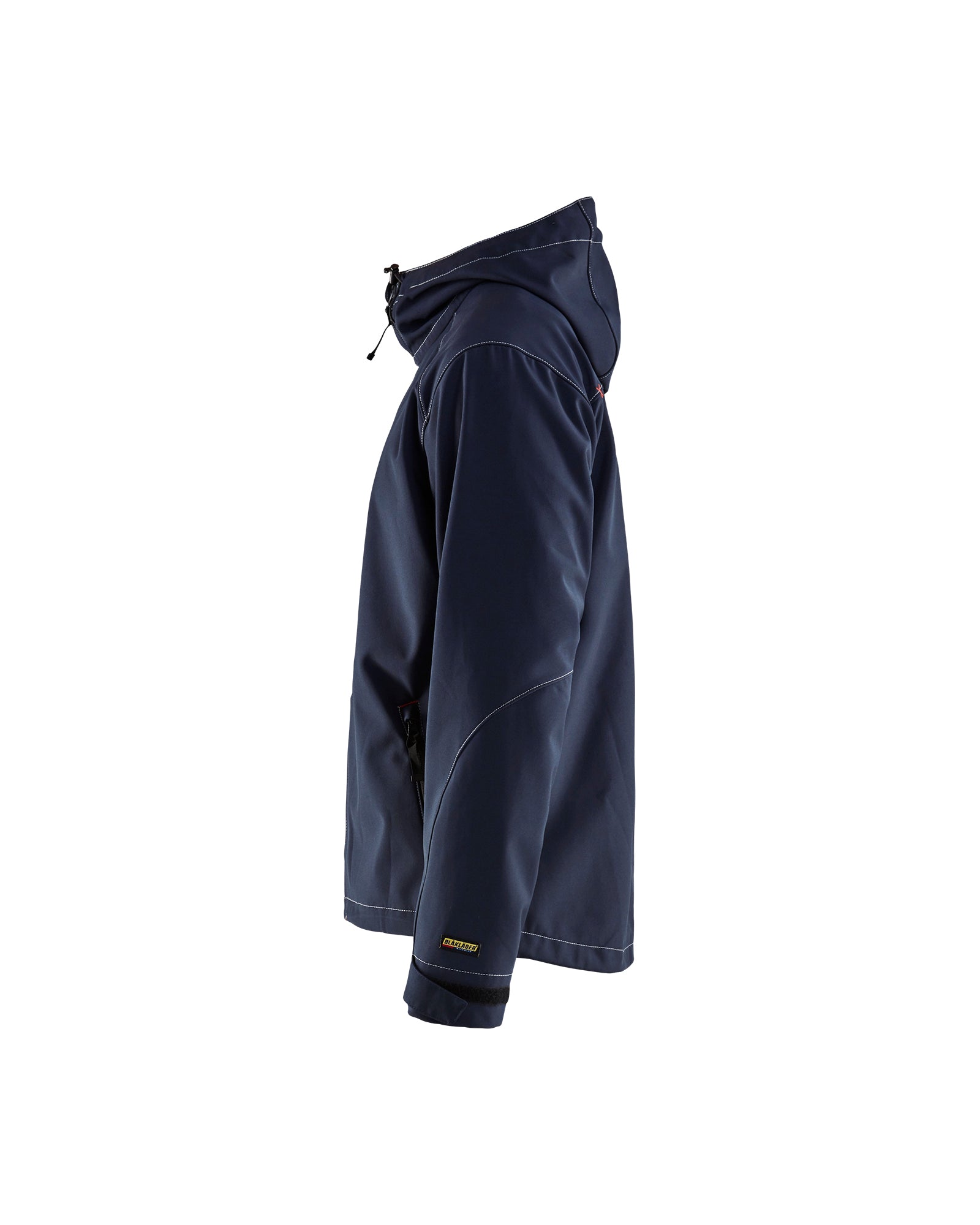 blaklader-kalispell-veste-softshell-bleu-marine-rouge-imperm-able image 4