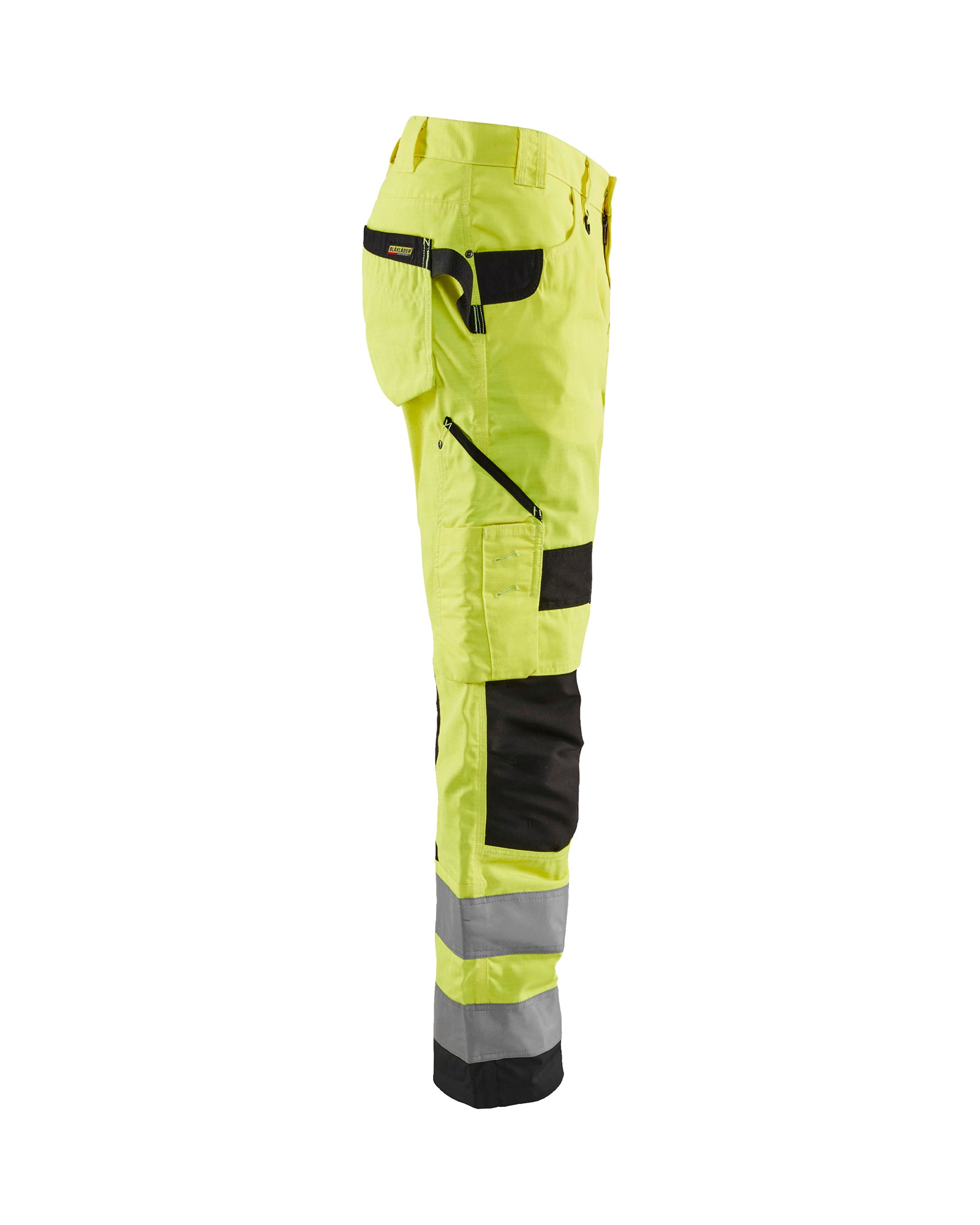 blaklader-pro-pantalon-de-travail-jaune-fluo-noir-haute-visibilit image 3