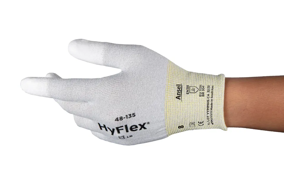 ansell-hyflex-48-135-gants-de-travail-blanc-s-x12-paires image 1
