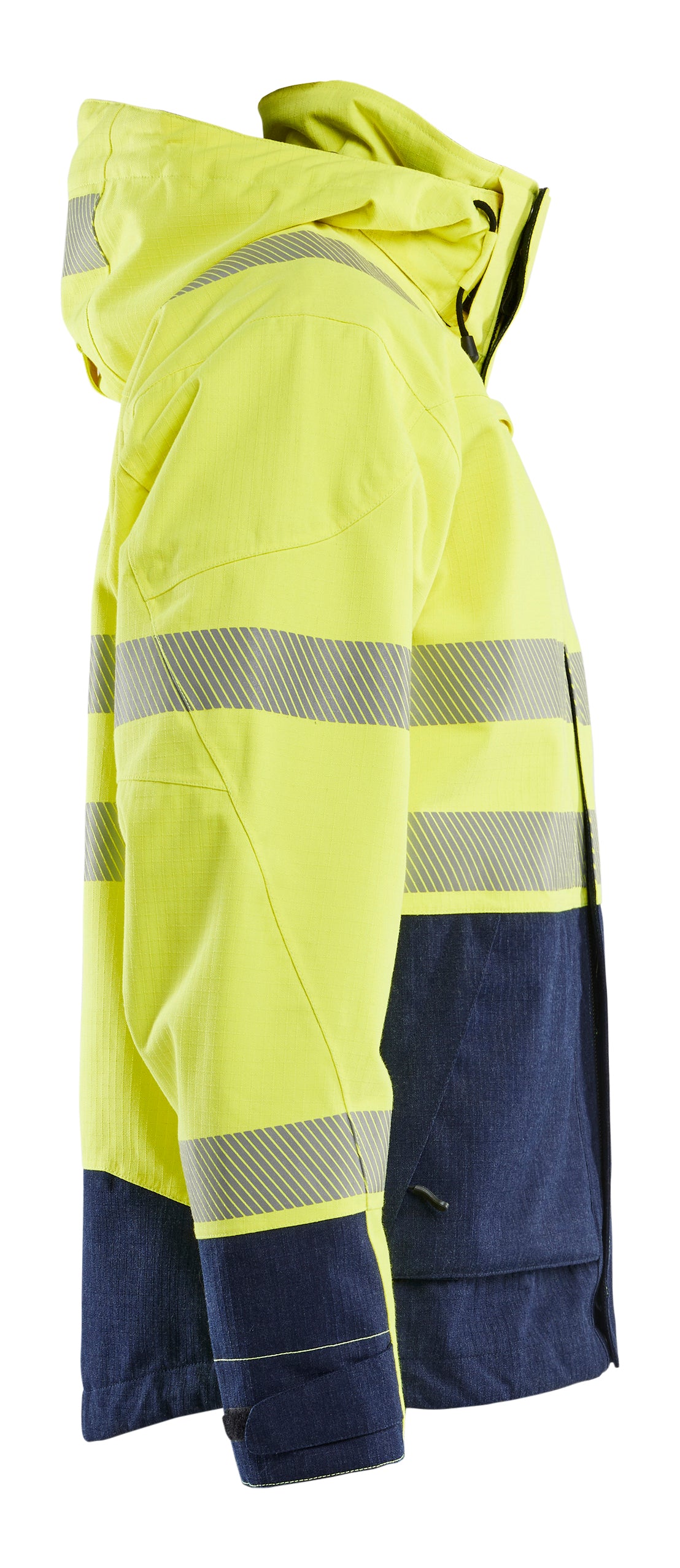 blaklader-shell-veste-haute-visibilit-fr-jaune-marine image 4