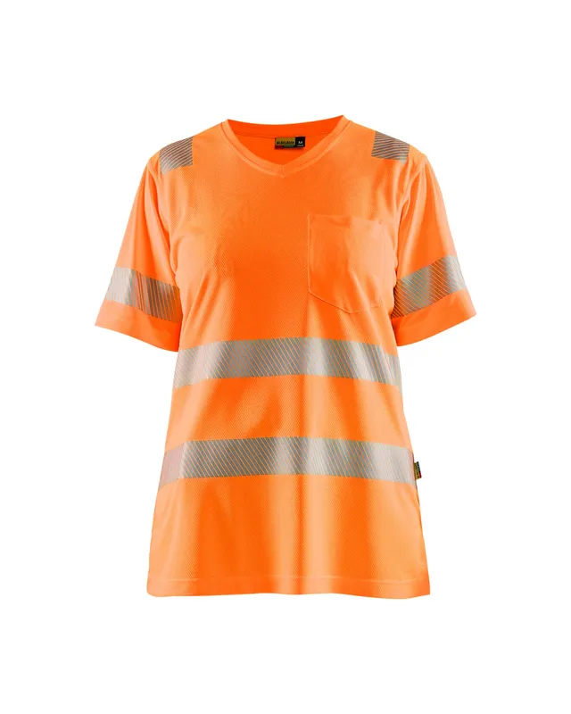 blaklader-t-shirts-hi-vis-t-shirt-haute-visibilit-orange-classe-3 image 1