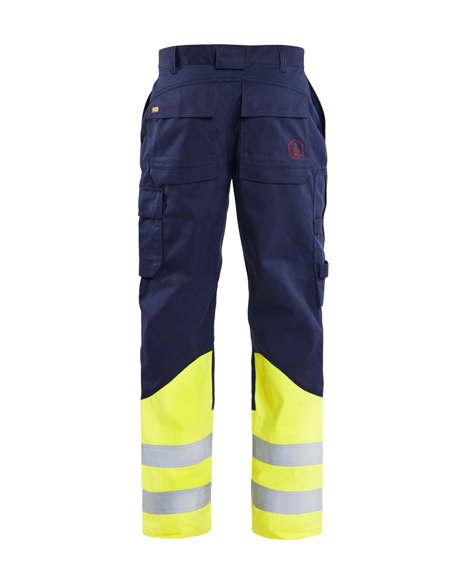 blaklader-pantalon-ignifug-visibilit-jaune-bleu-marine image 2