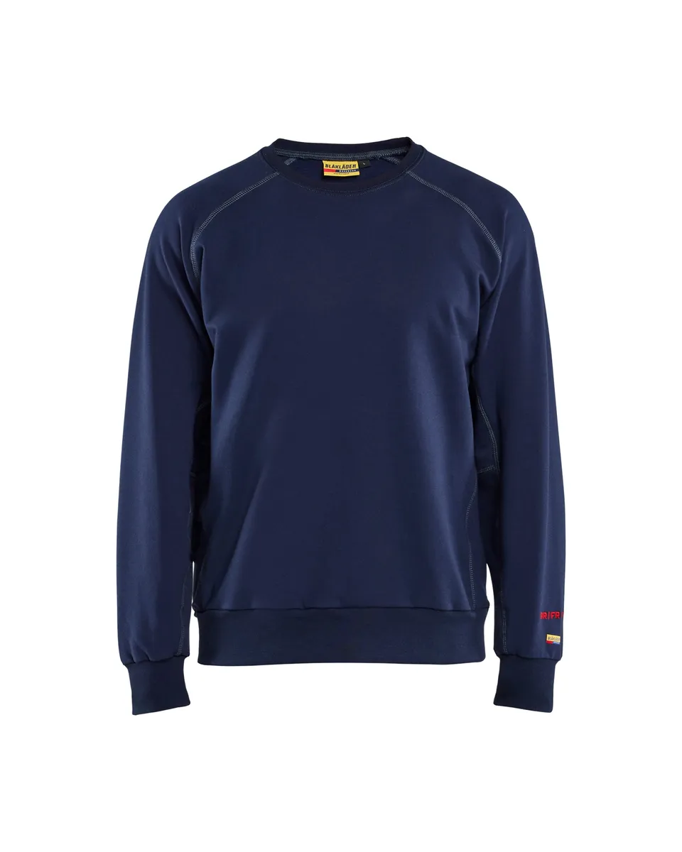 blaklader-flame-resistant-crewneck-sweat-col-rond-ignifuge-bleu image 1