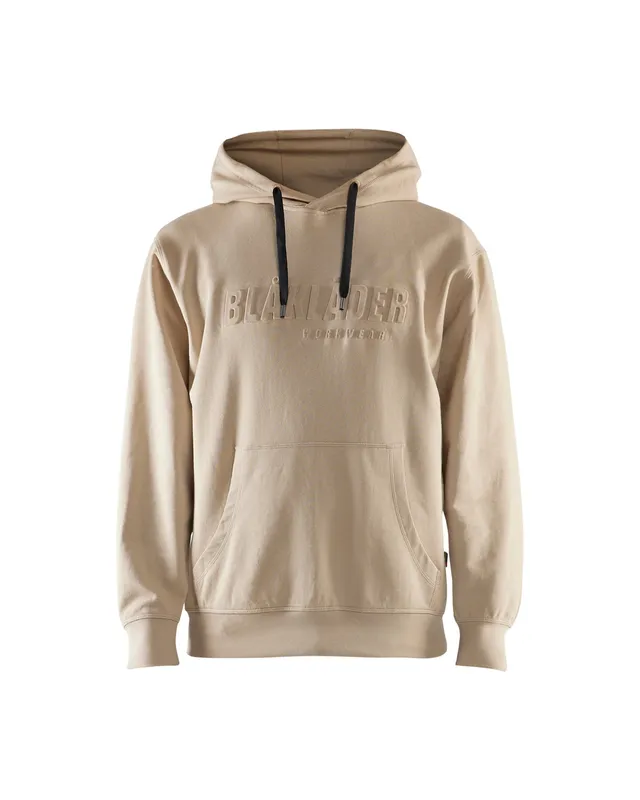 blaklader-3d-sweat-capuche-homme-beige-coton-pais image 1