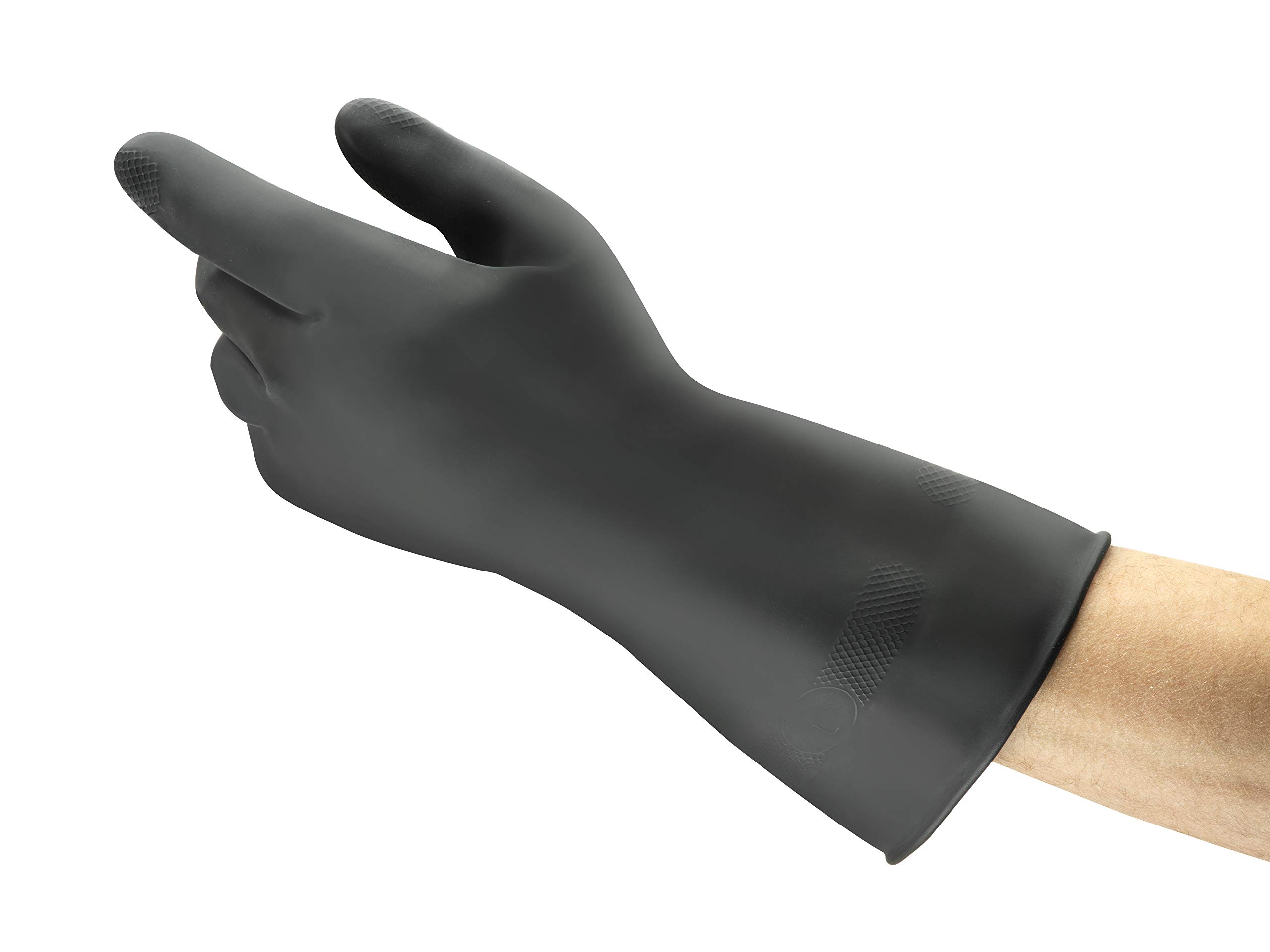 ansell-alphatec-87-118-gants-latex-chimique-noir-taille-xl image 1
