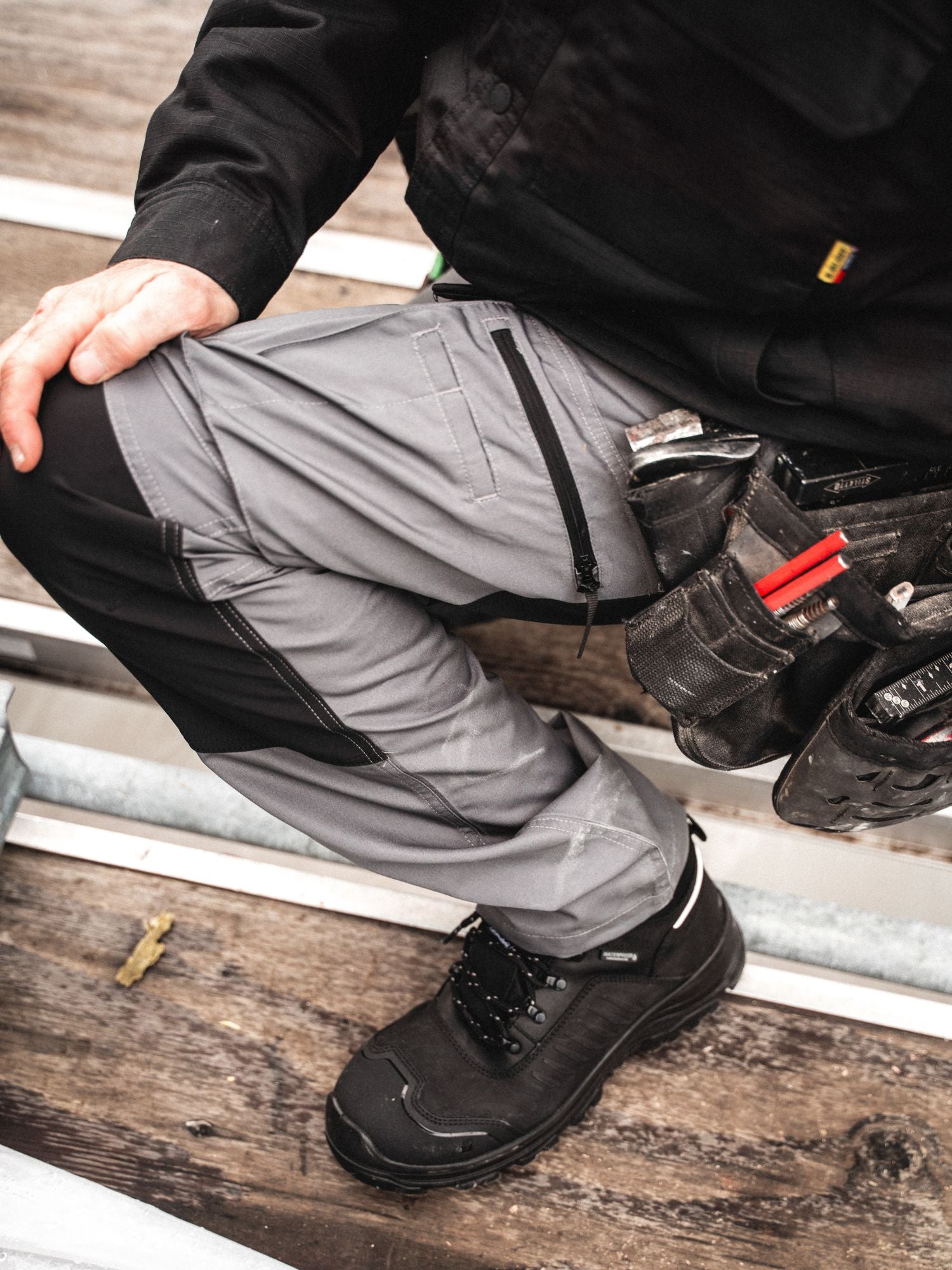 blaklader-stratus-lite-pantalon-travail-stretch-olive-homme image 8