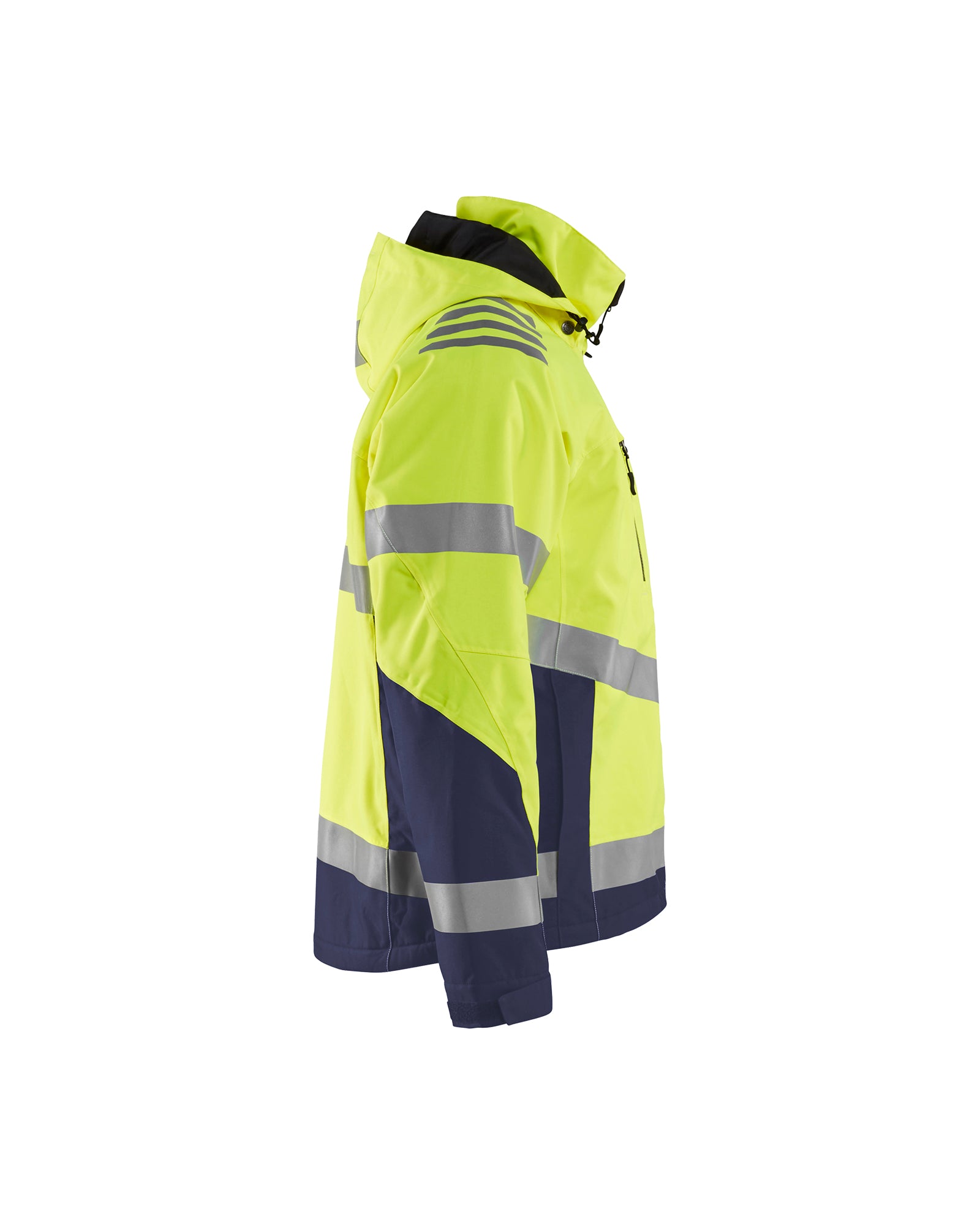 blaklader-hi-vis-air-mesh-veste-haute-visibilit-jaune-marine-hiver image 4