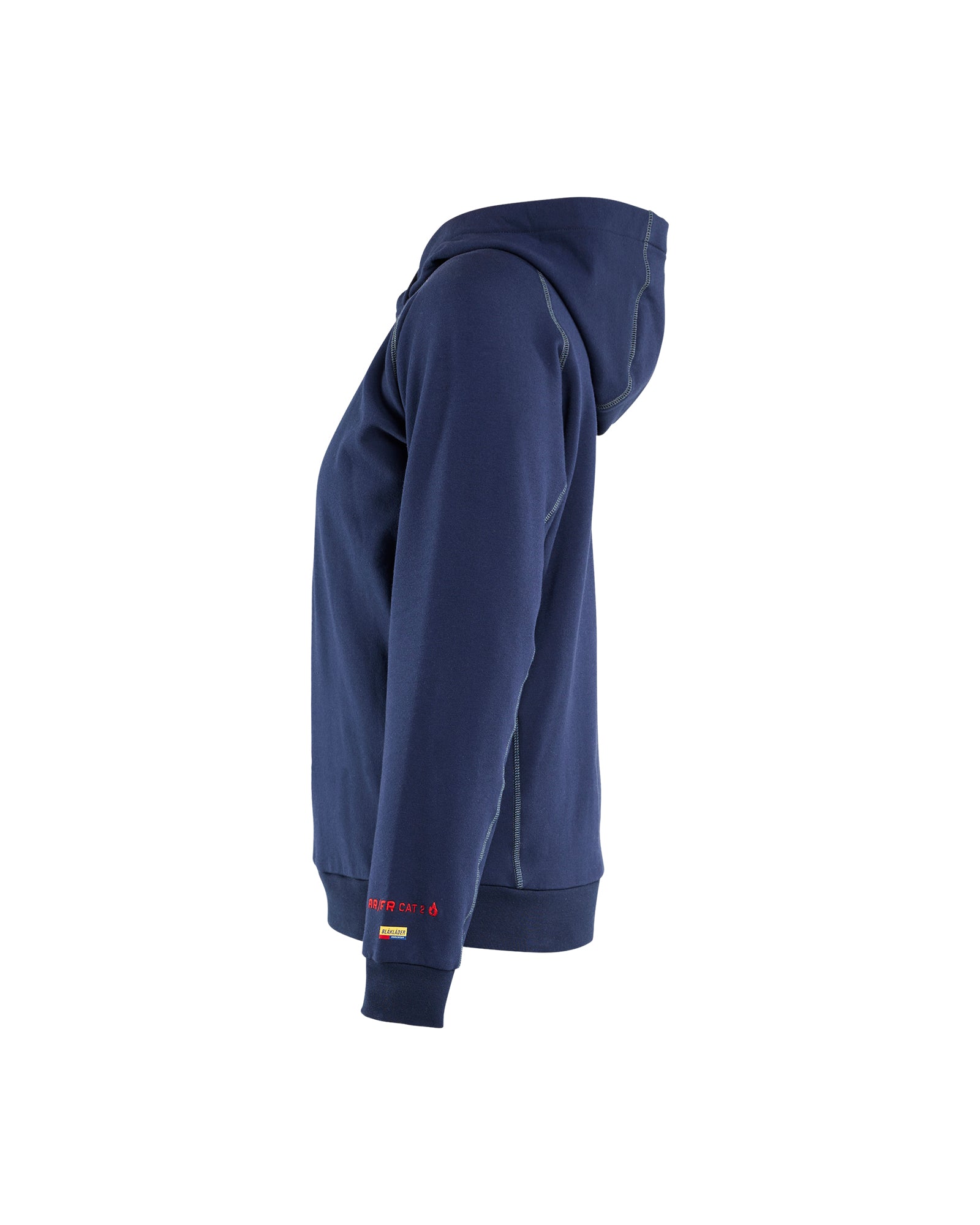 blaklader-hoodie-ignifug-femme-bleu-marine-poche-kangourou image 4