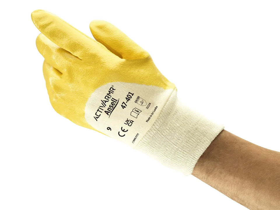 ansell-activarmr-47-401-gants-jaune-taille-6-xs-lot-12-paires image 1