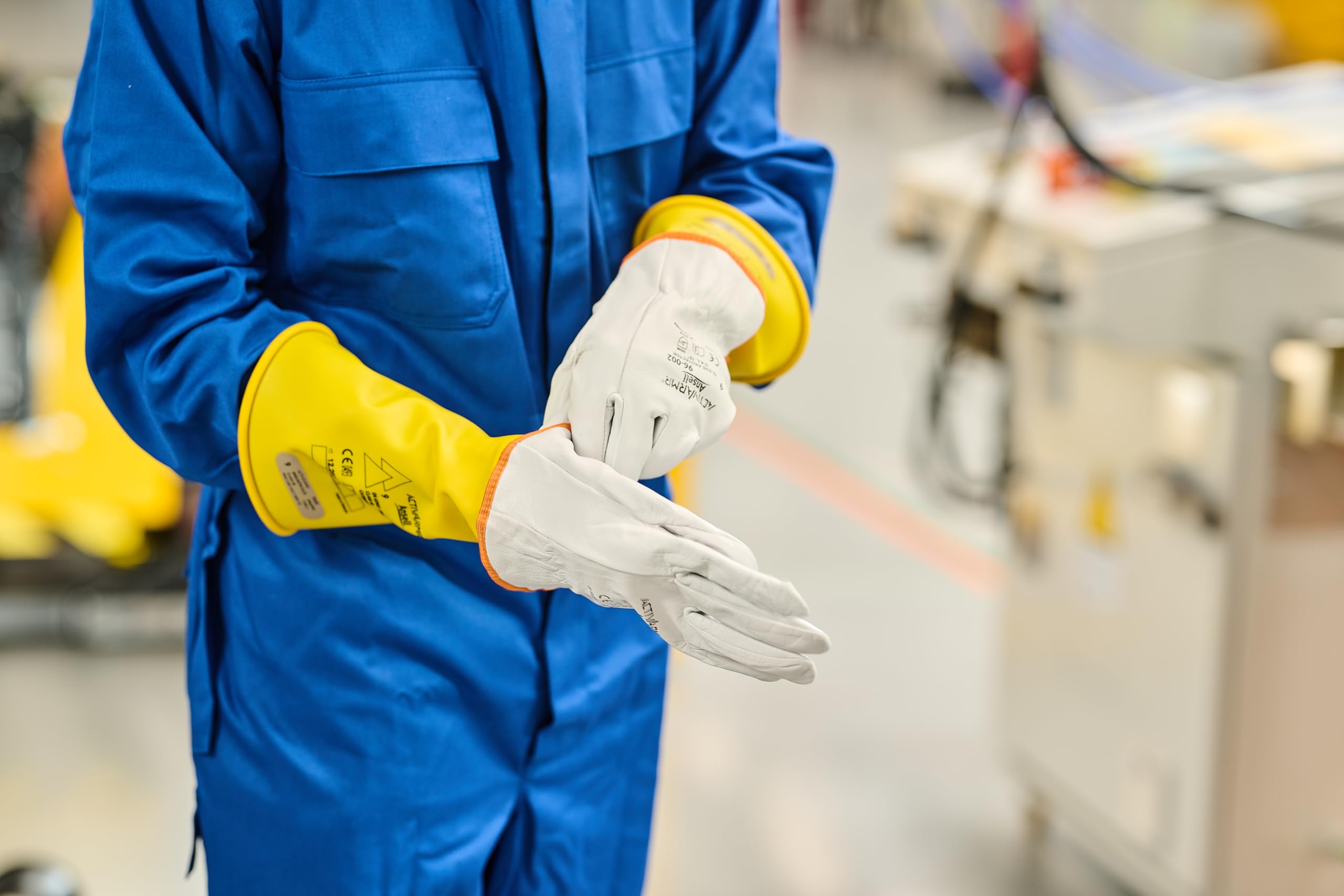 ansell-activarmr-gants-lectricien-latex-jaune-36cm-classe-00-500v-l image 5