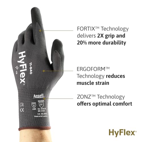 ansell-hyflex-11-840-gants-nitrile-noir-2xl-12-paires-abrasion image 6