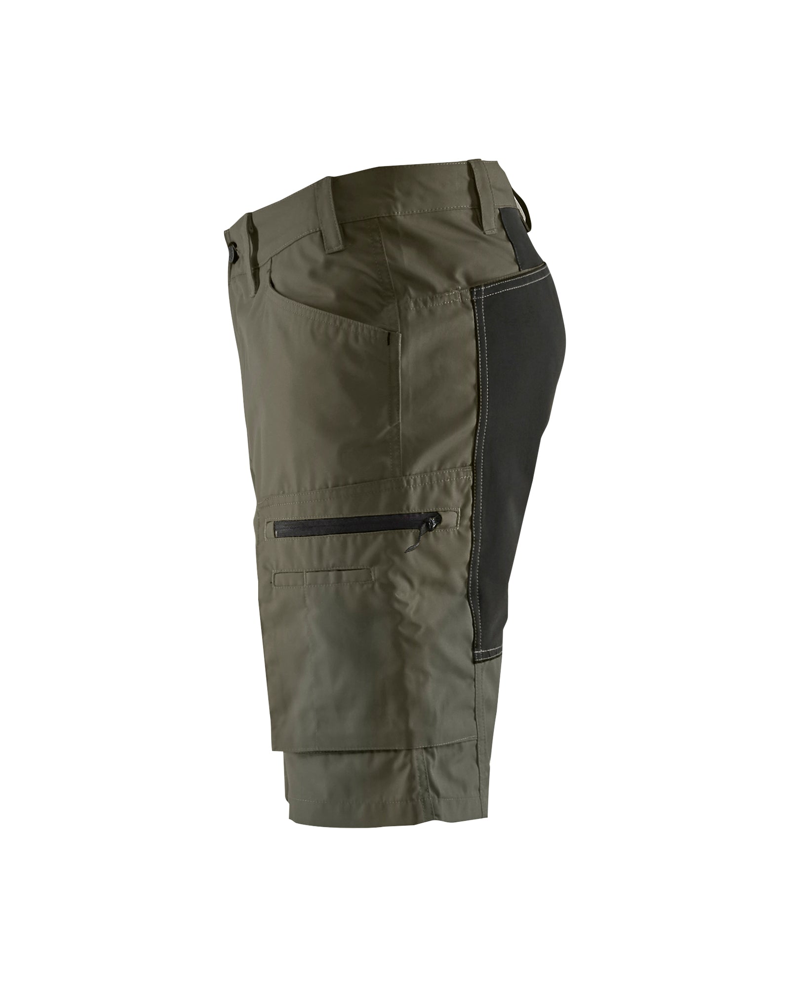 blaklader-stratus-lite-short-travail-vert-olive-noir-stretch image 4