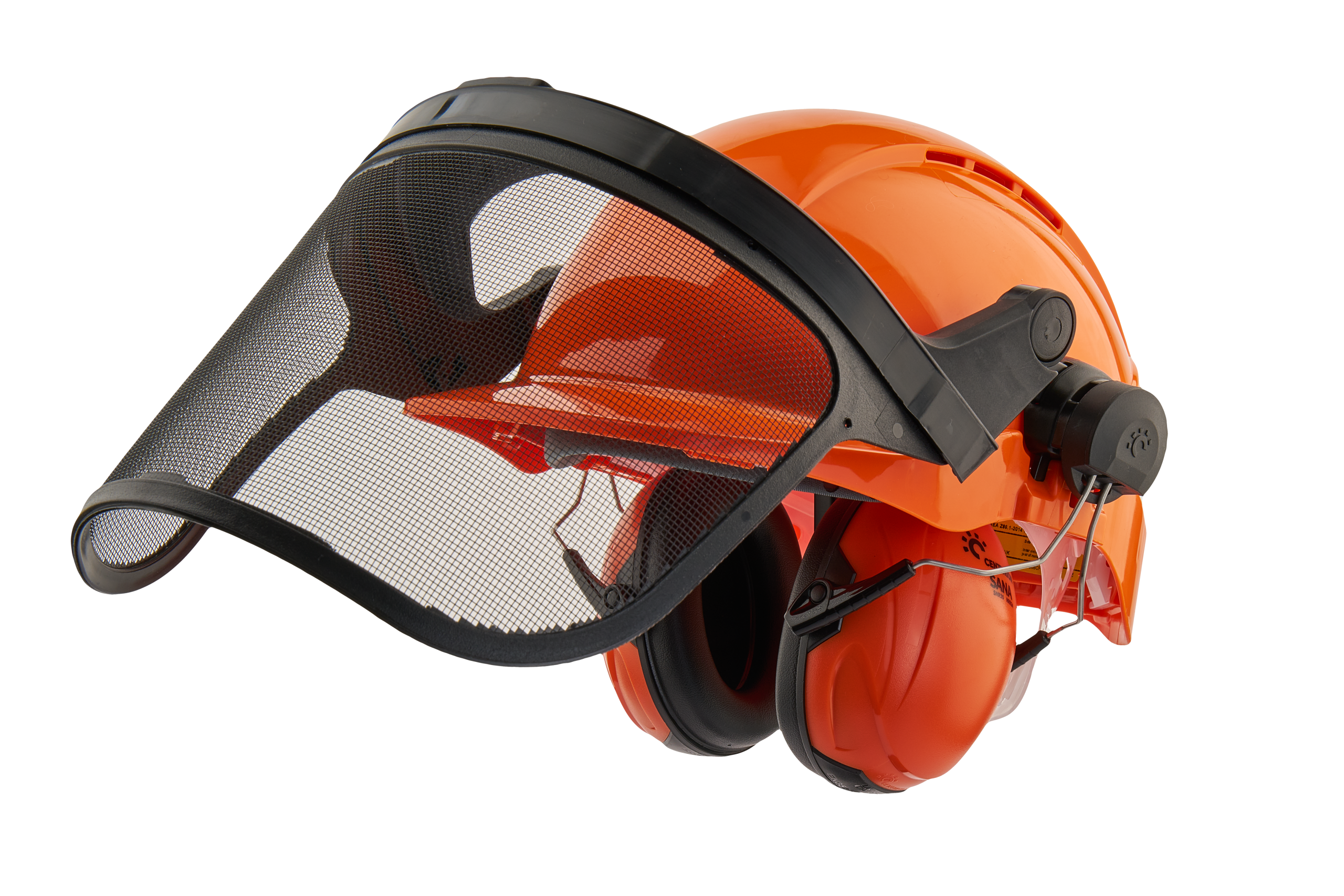 centurion-concept-kit-forestier-casque-visi-re-grillag-e-orange image 8